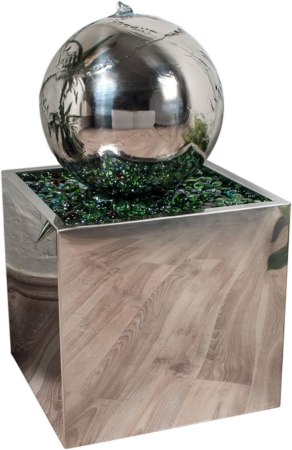 Springbrunnen mit LED-Beleuchtung, Durchmesser = 20 CM