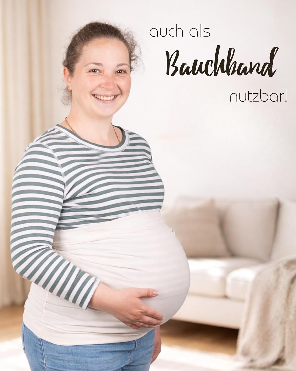 Bonding-Top für Neugeborene, S salbei