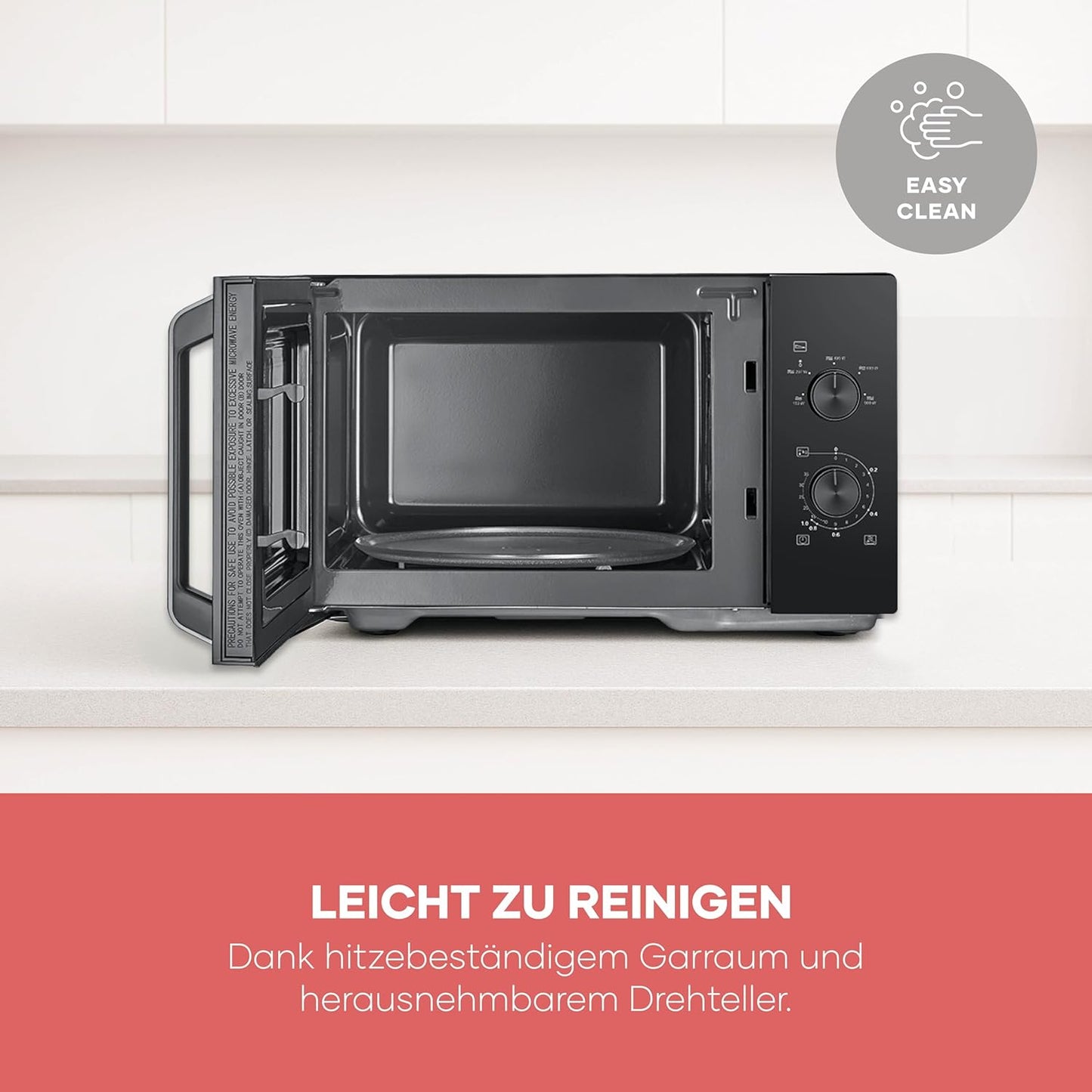 Mikrowelle MW7796, 28L, 900W, Solo XXL, 28L, Schwarz