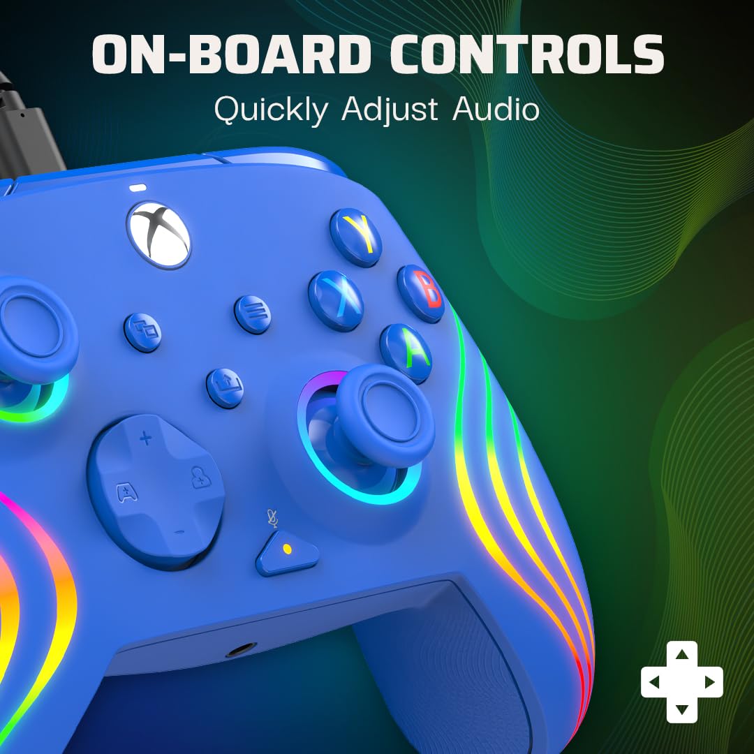 Afterglow Wave Controller für Xbox, Blau