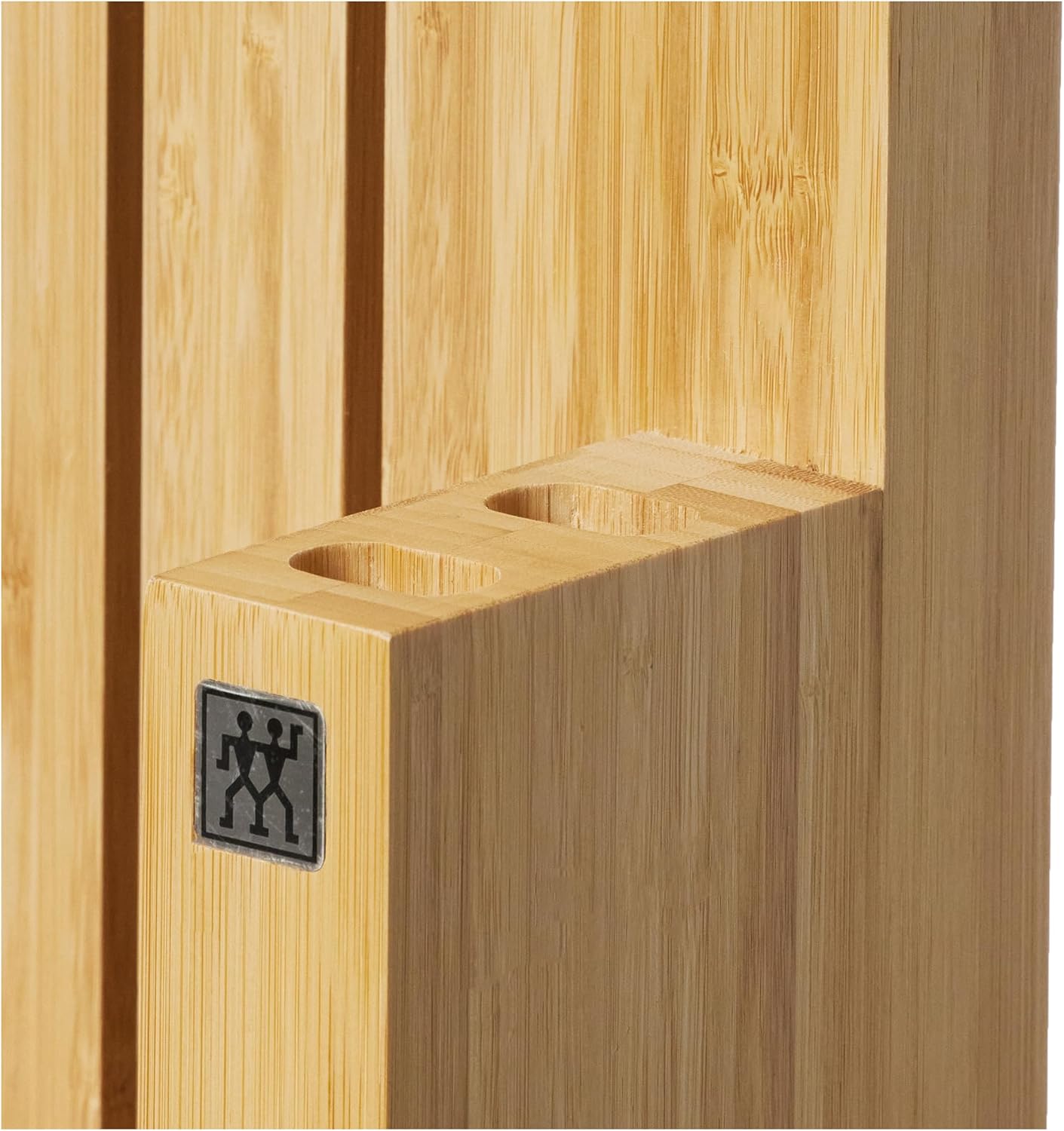 Messerblock mit Magnethalterung, Bambus Dunkel