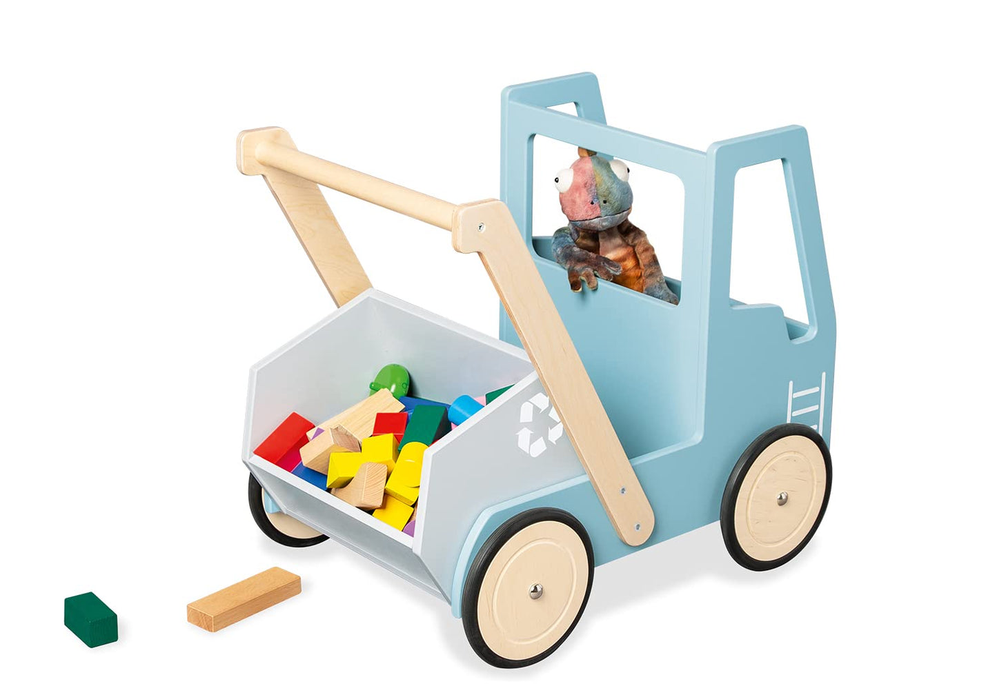 Lauflernwagen Kipplaster Fred mit Bremssystem