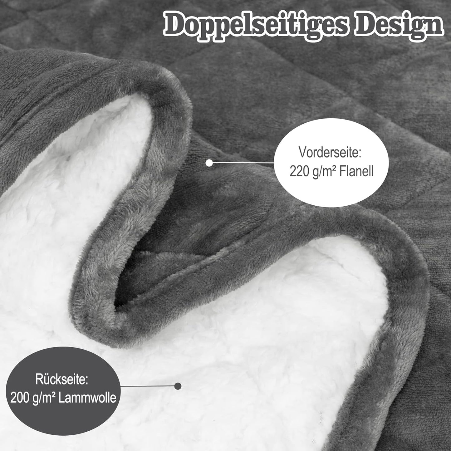 Therapiedecke, 7 kg, 135x200 cm 7kg Grau
