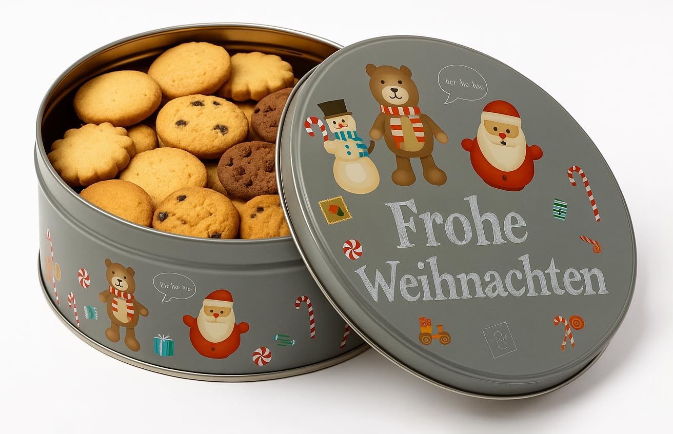 3er-Set Plätzchendosen, Frohe Weihnachten