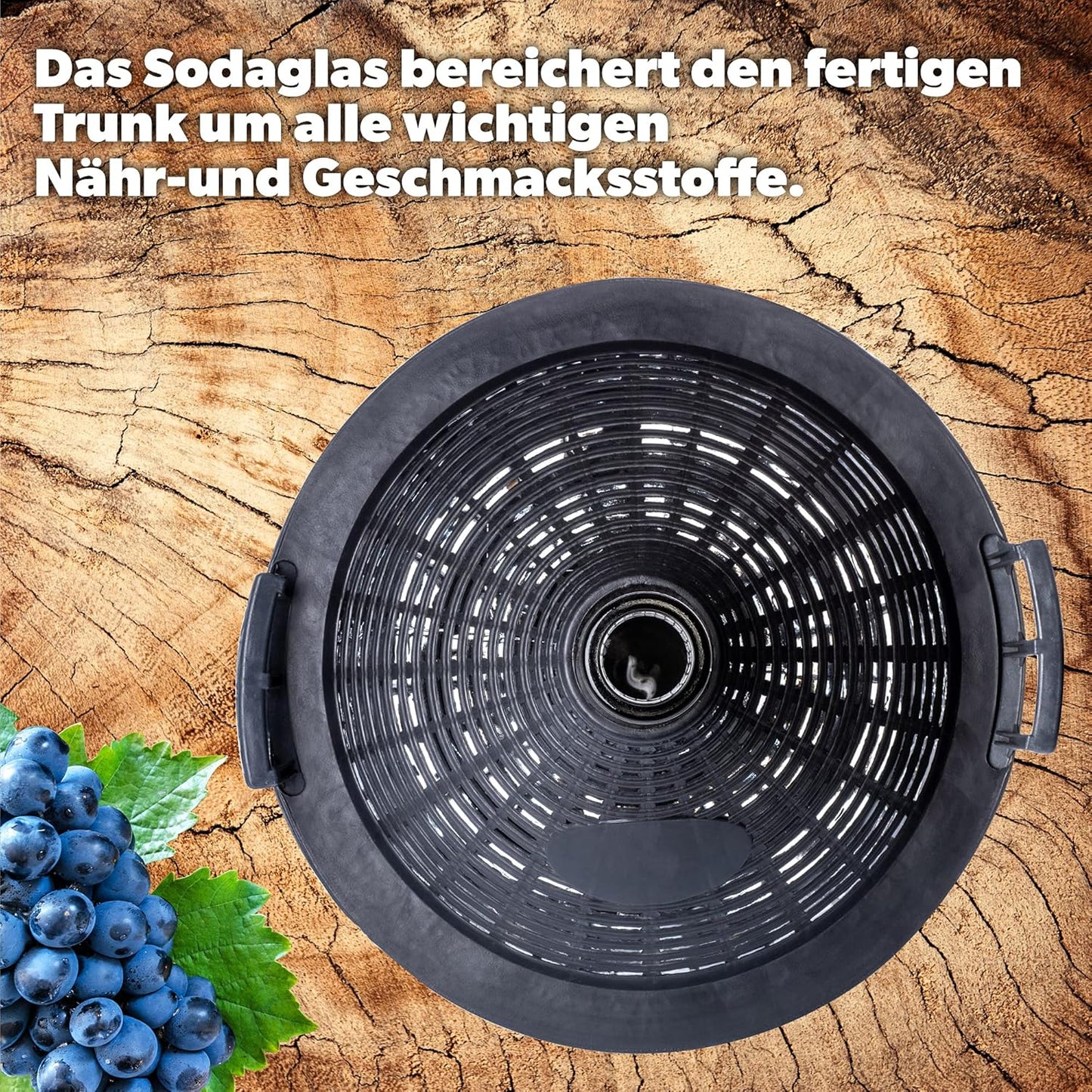 Gärbehälter mit Kunststoffkorb, 54L