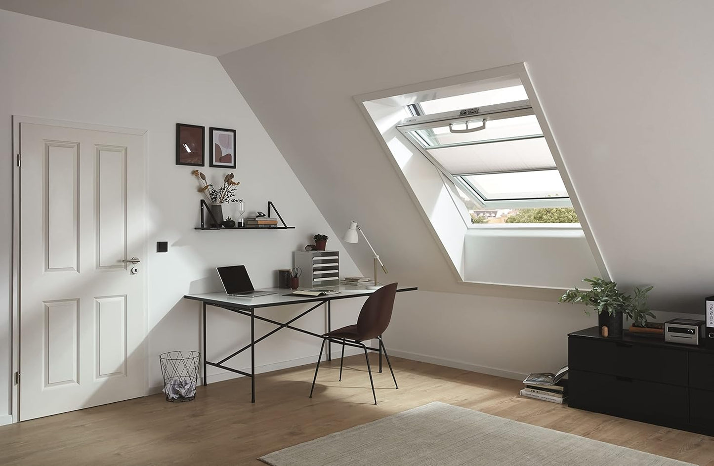 Faltstore für Dachfenster Q, Weiss Für Dachfenstergrösse 078/098 | 07/09