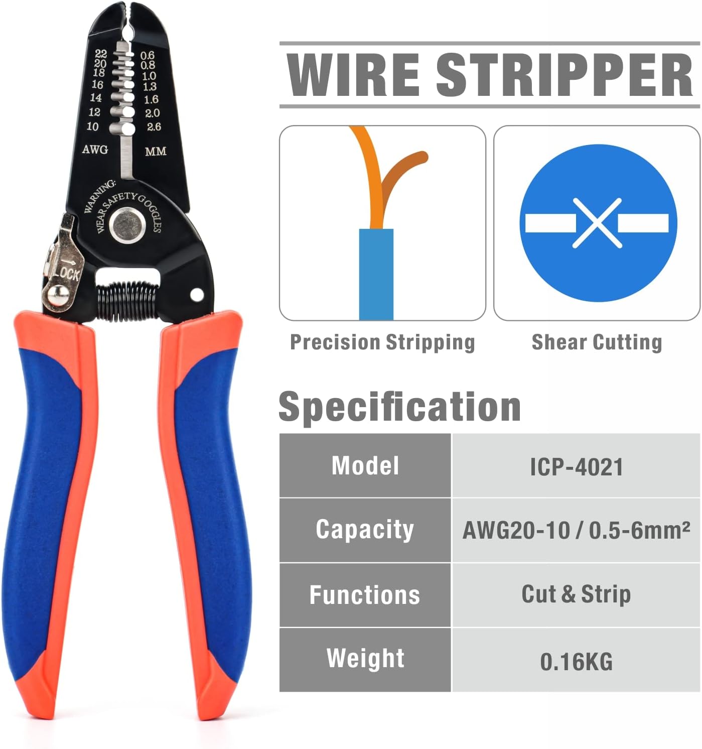 Crimpwerkzeug-Set, IWS-30J 5 Jaws Kit with Wire Stripper