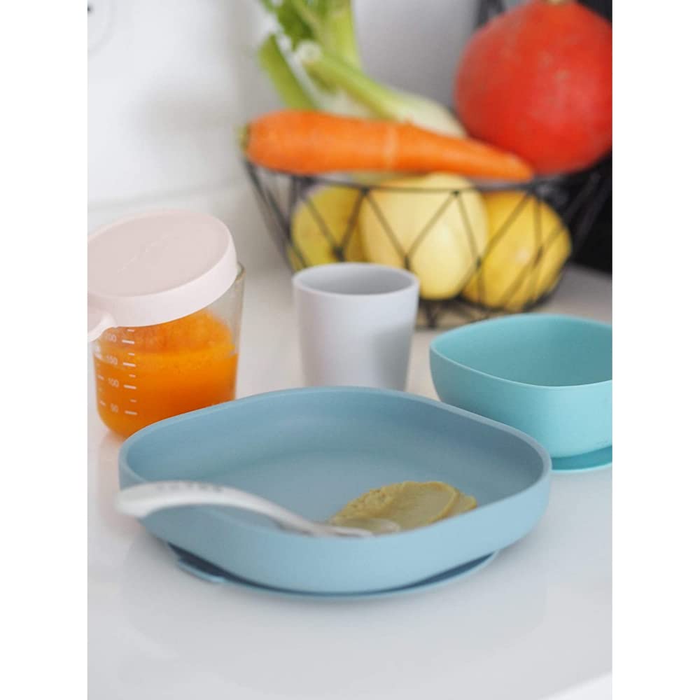 Baby-Essensset aus Silikon, Dschungel 100 g (1er Pack)