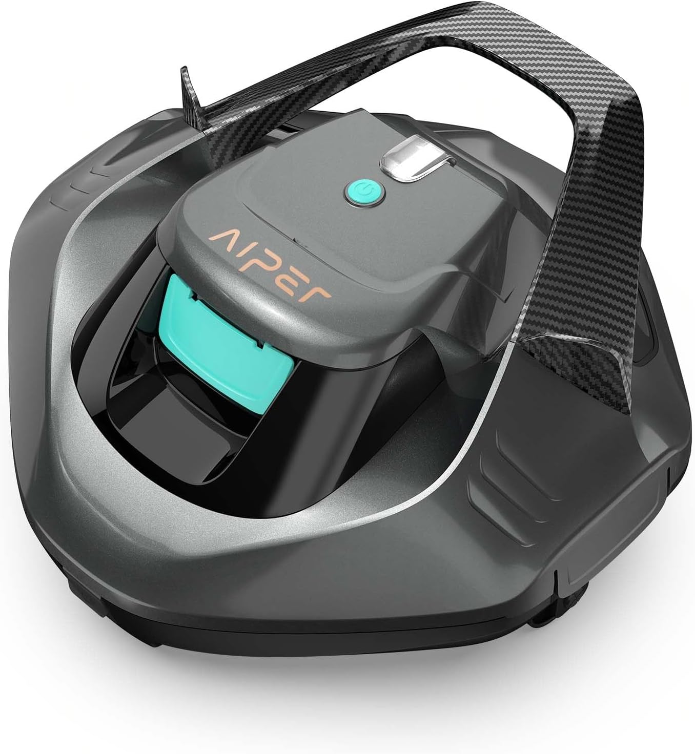 Kabelloser Poolroboter, Dunkelgrau