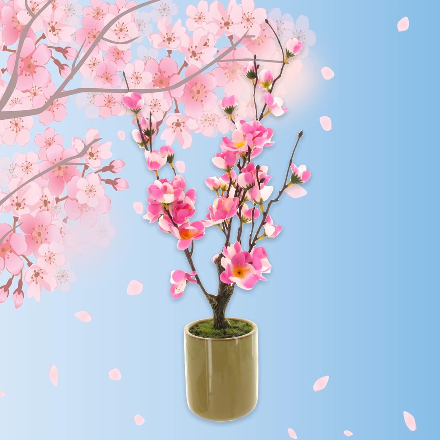 Künstlicher Kirschblüten-Bonsai