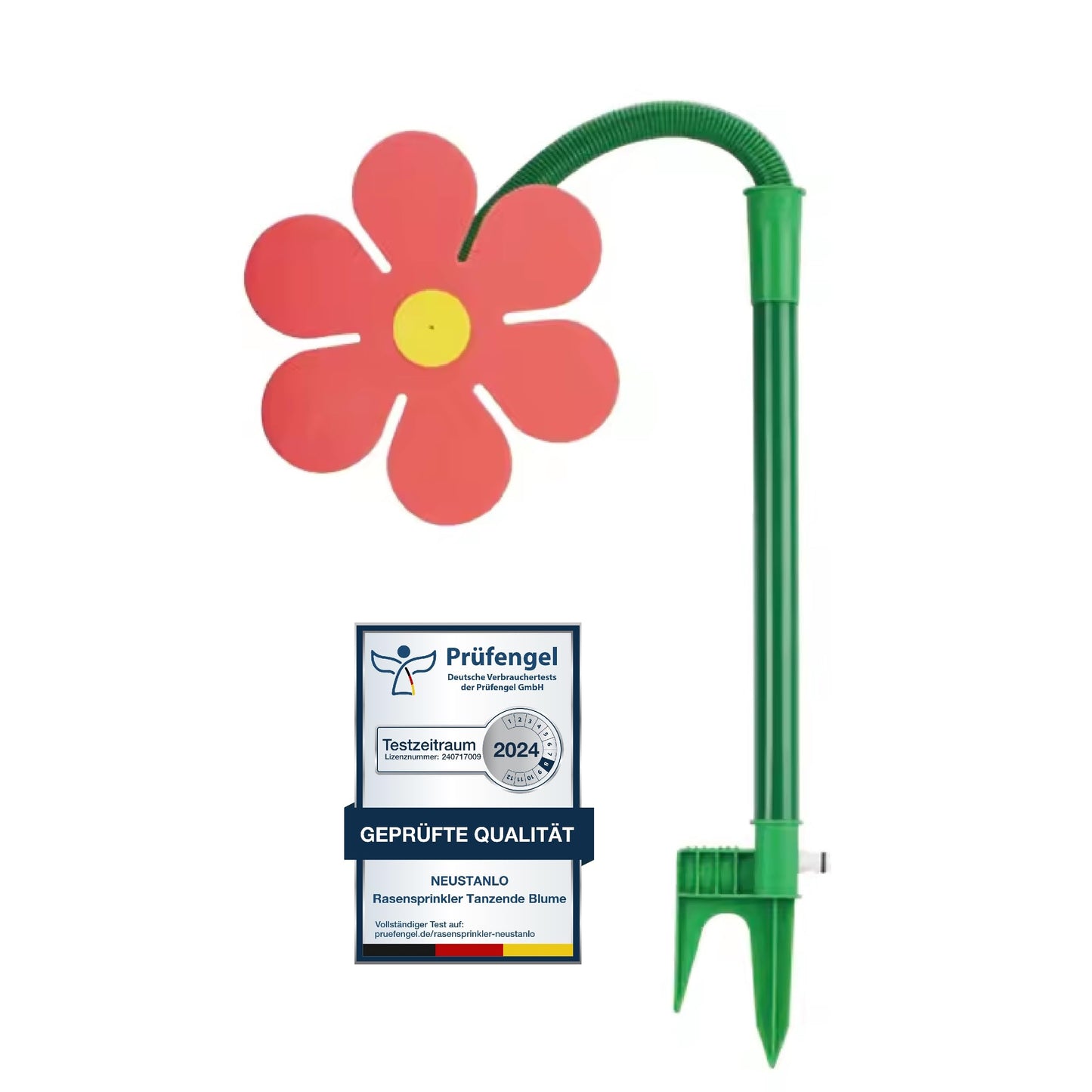 Rasensprinkler Tanzende Blumensprenger, Einzeln Rot