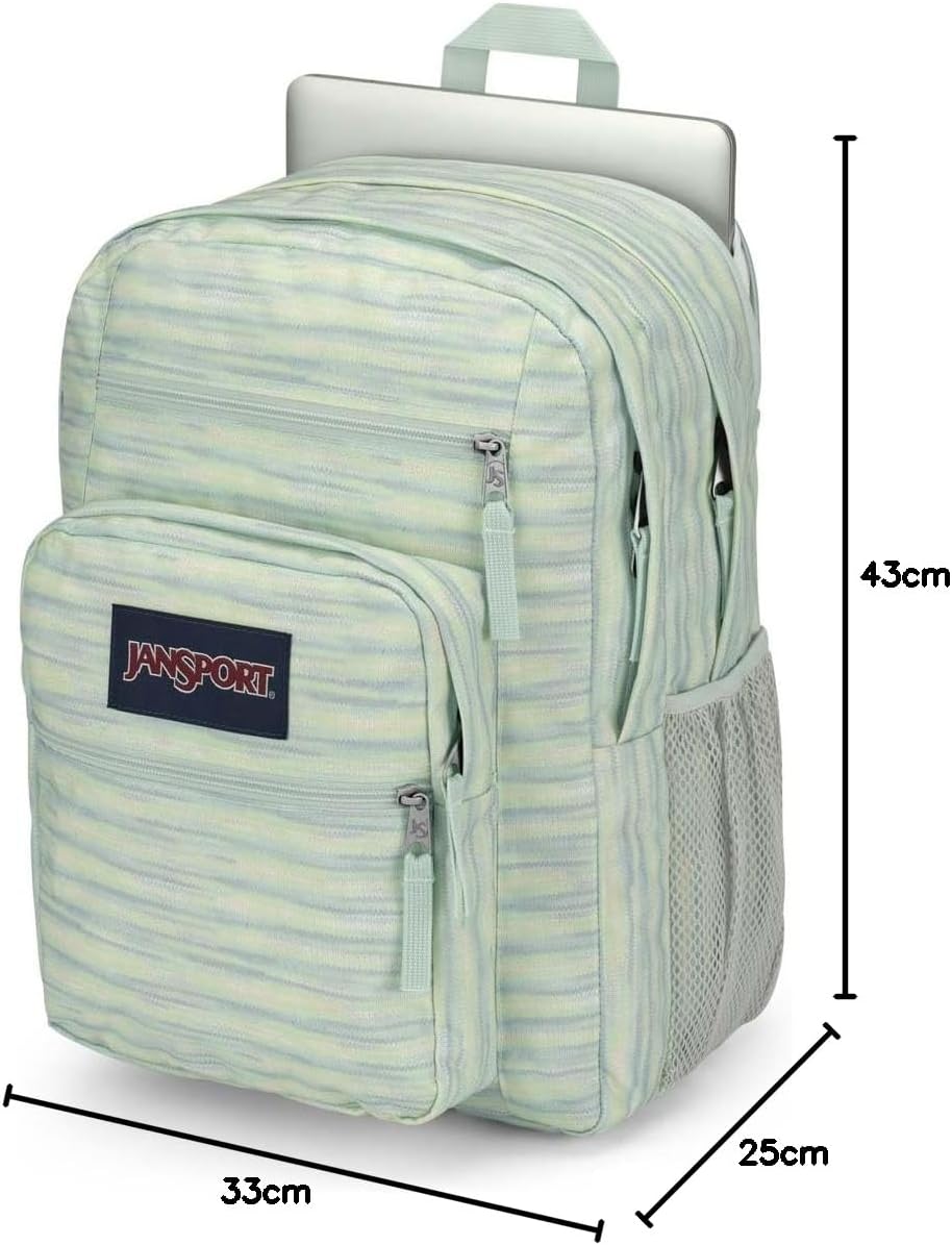 Grosser Rucksack mit 15-Zoll Laptopfach, 70s Space Dye Fresh Mint
