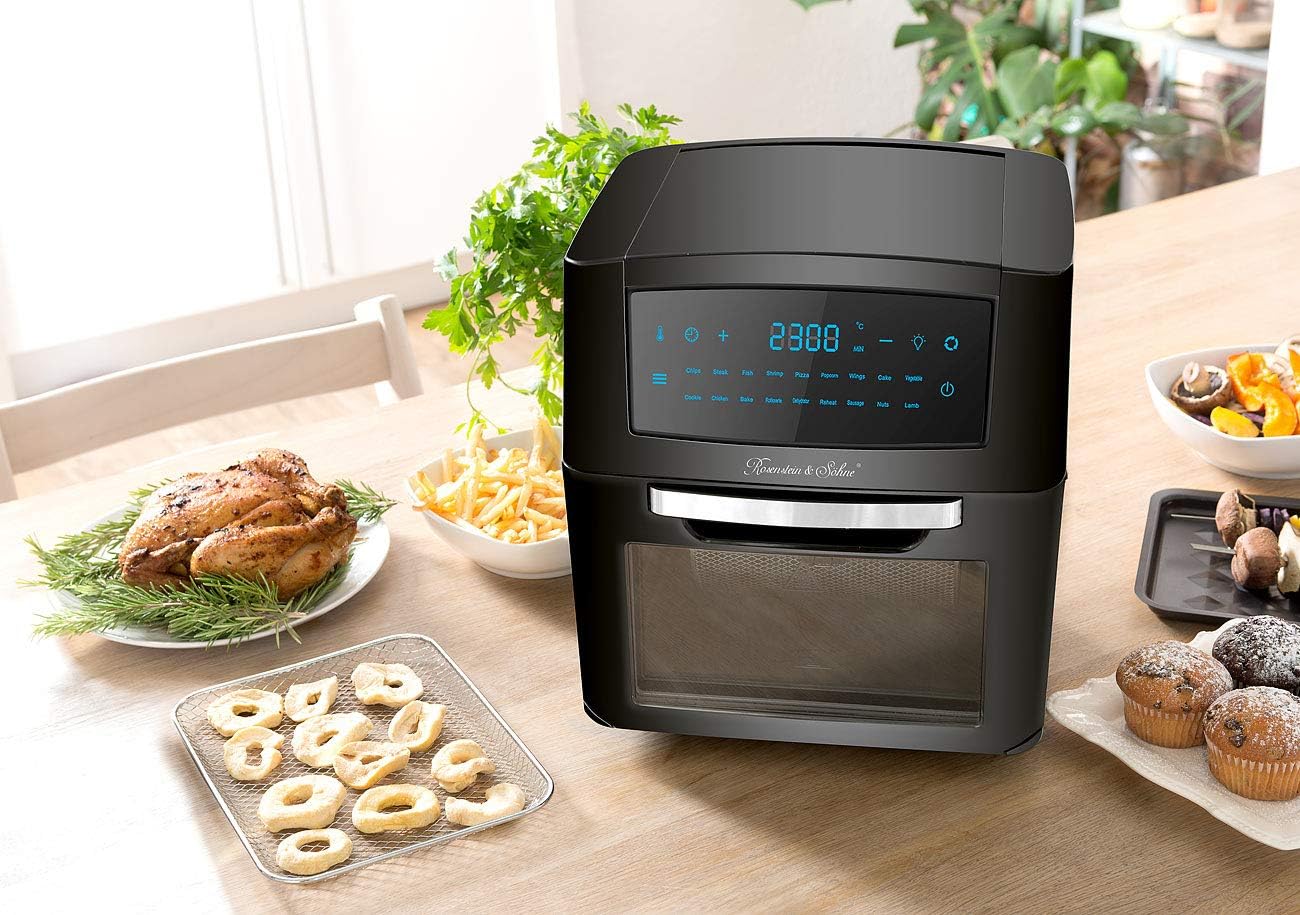 Digitale XXL-Heissluftfritteuse & Mini-Backofen