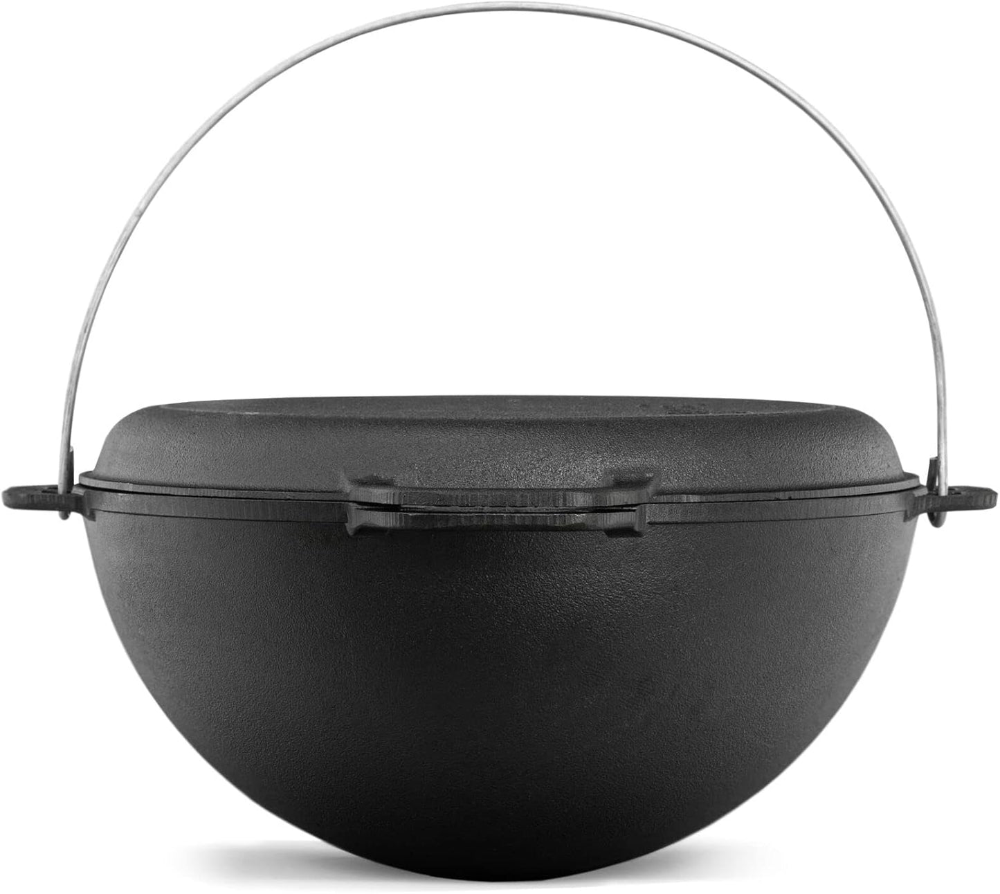 Gusseisen Camping-Kazan 12L mit Deckel, 12 L