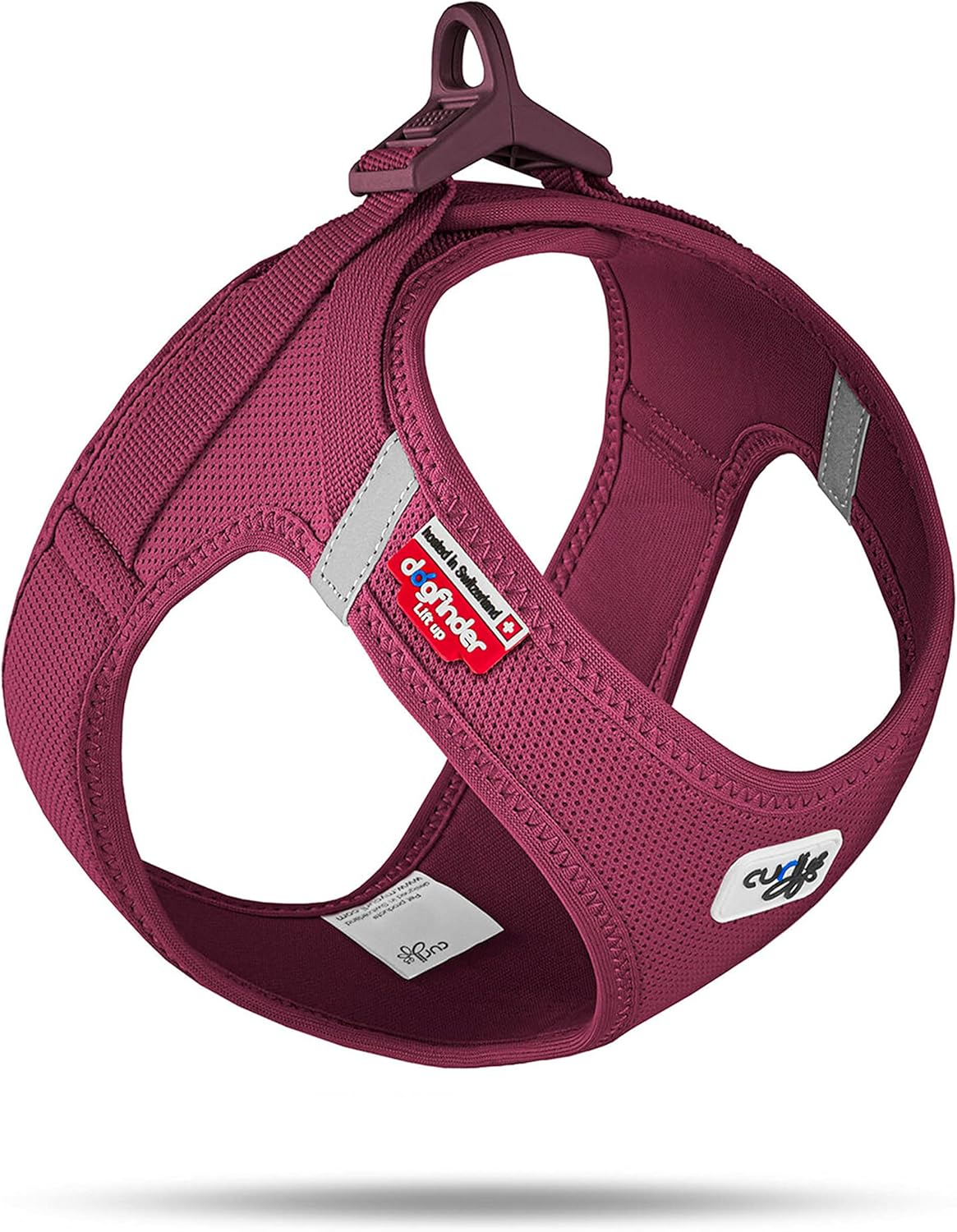 Clasp Air-Mesh Vest Hundegeschirr, Ruby L Einfarbig