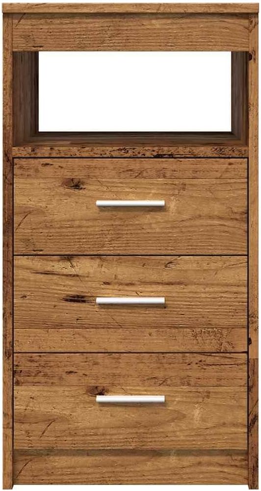 Schubladenschrank in Altholz-Optik, Altholz