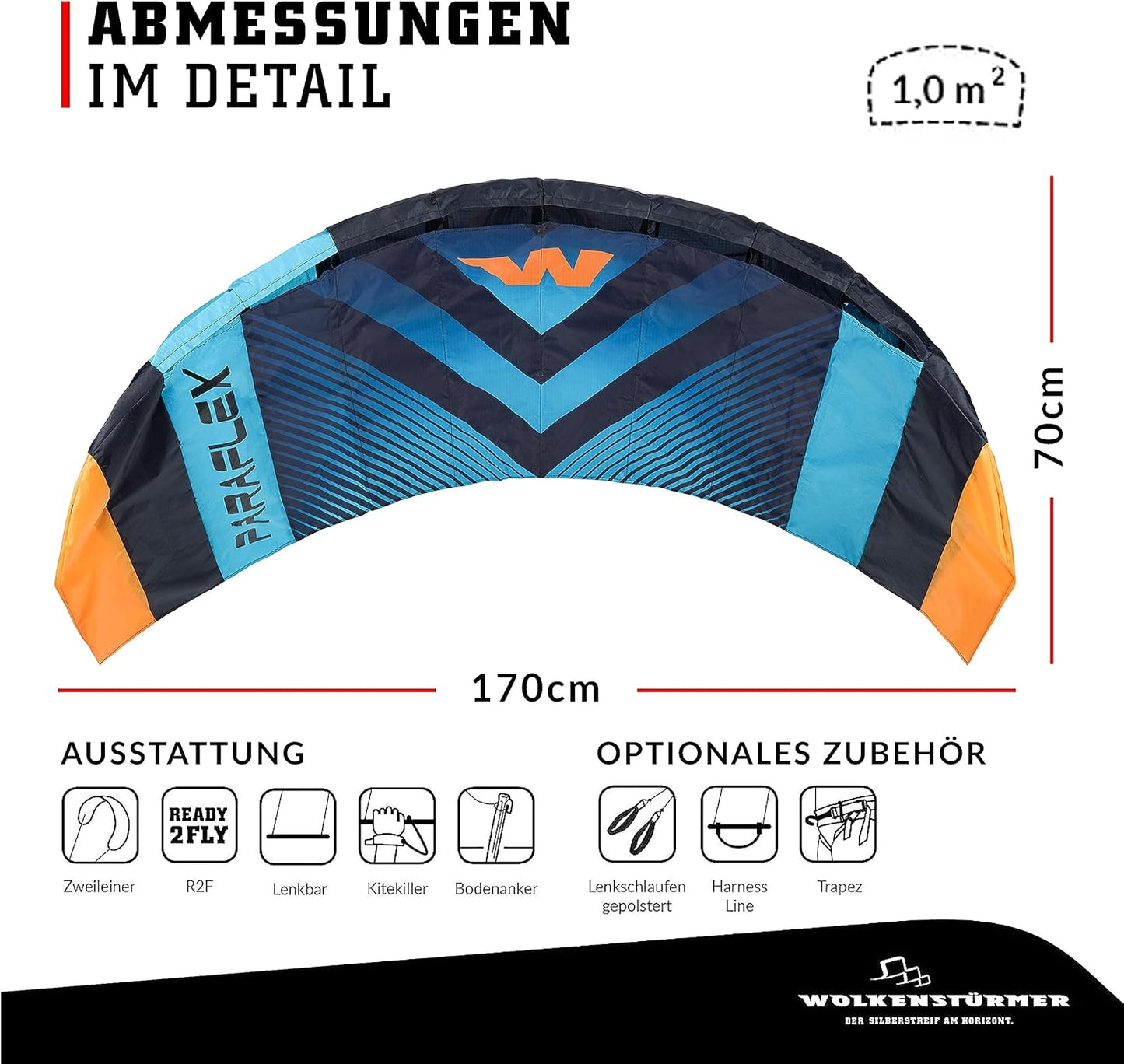 Paraflex Sport 1.7 Lenkmatte mit Lenkstange