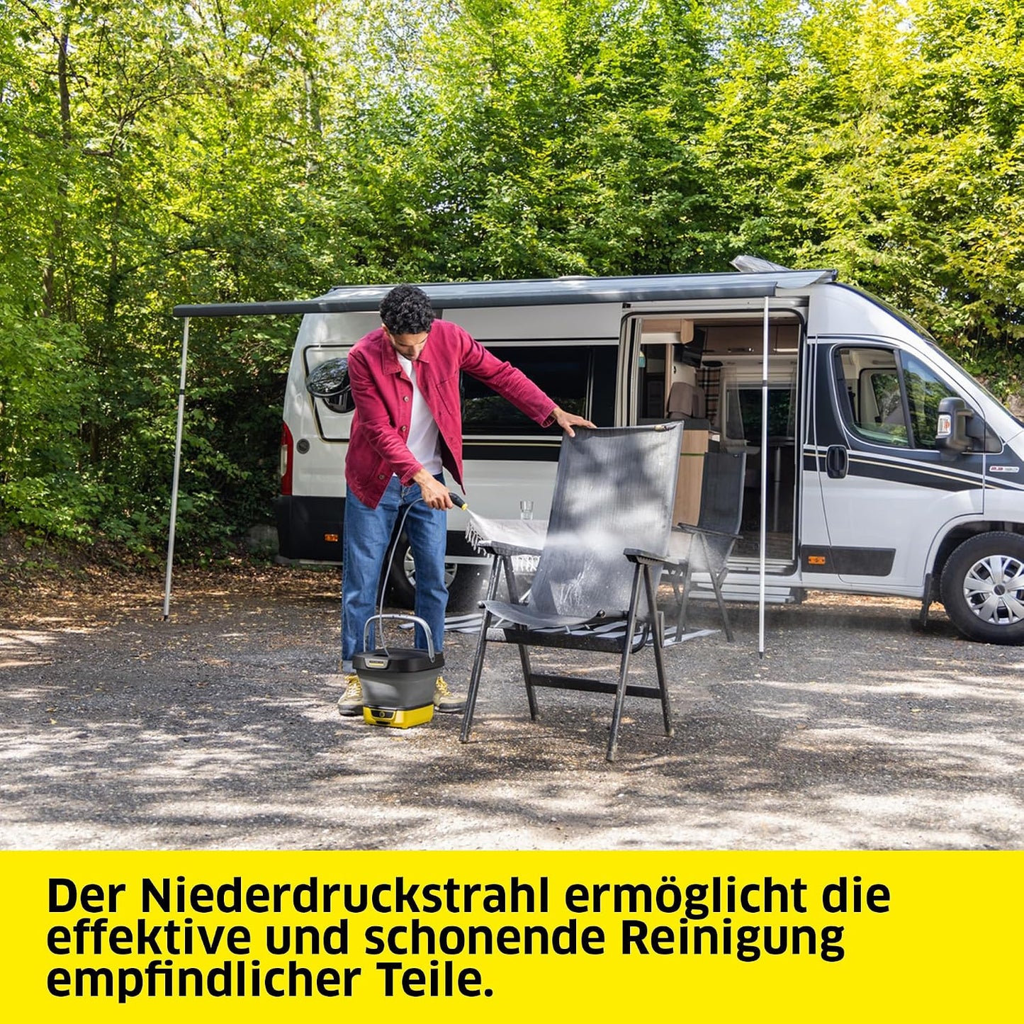 Druckreiniger OC 3 mit faltbarem Wassertank