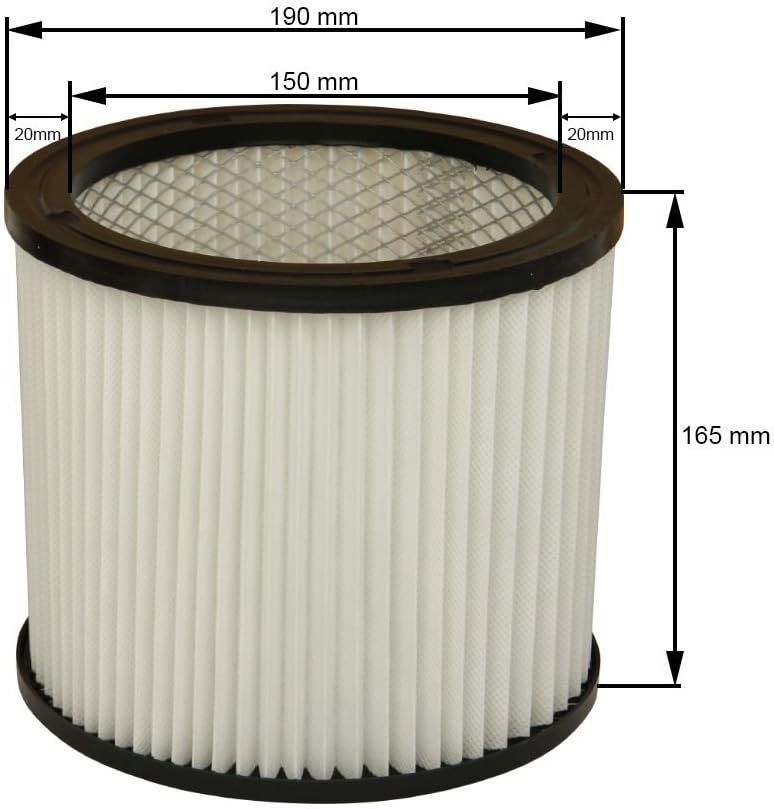 Lamellenfilter für Nass- & Trockensauger, 1 Lamellenfilter