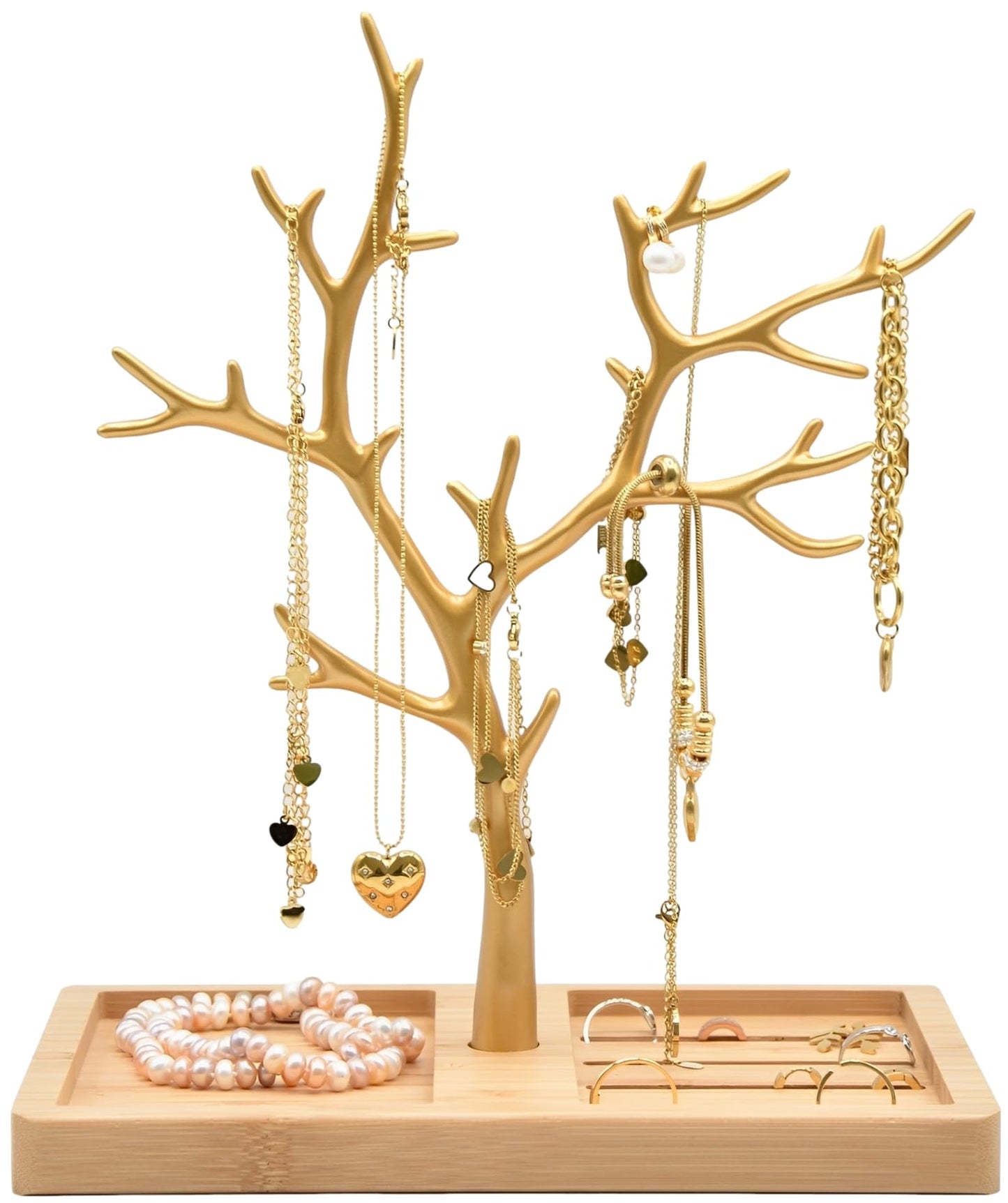 Furo Schmuckbaum mit Ständer, Furo- Gold Bambus