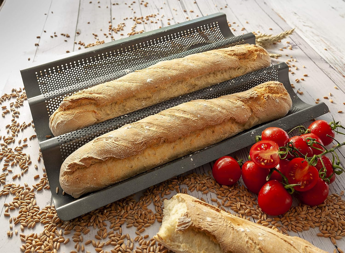 Baguette Backblech mit Antihaftbeschichtung, Baguette Blech