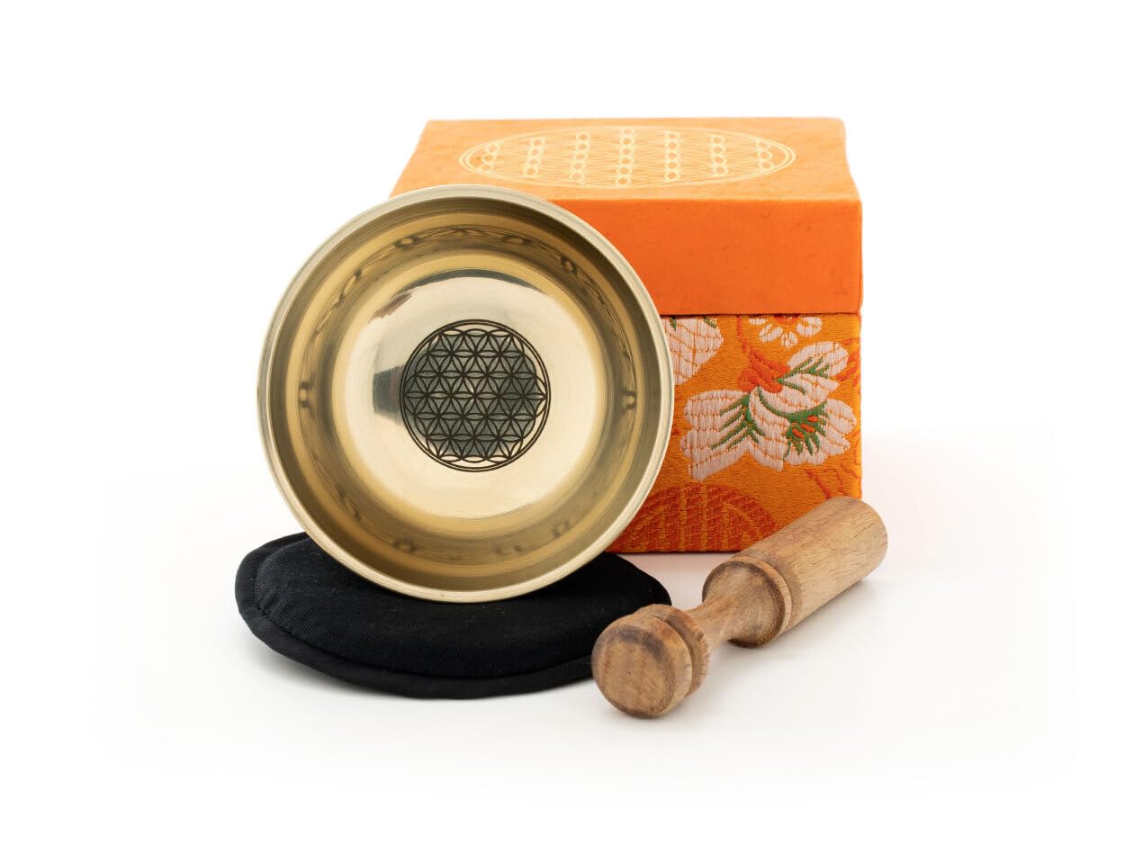 Klangschalen-Set Blume des Lebens, Literaturbeilage