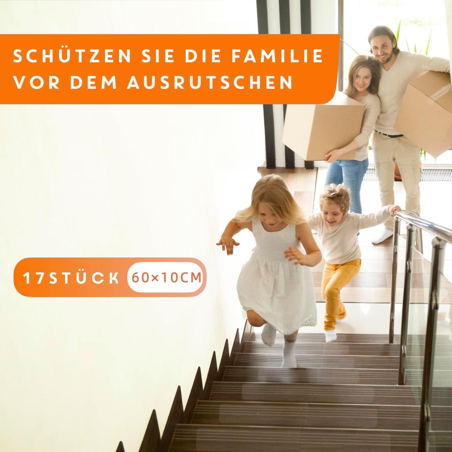 Antirutschstreifen für Treppen