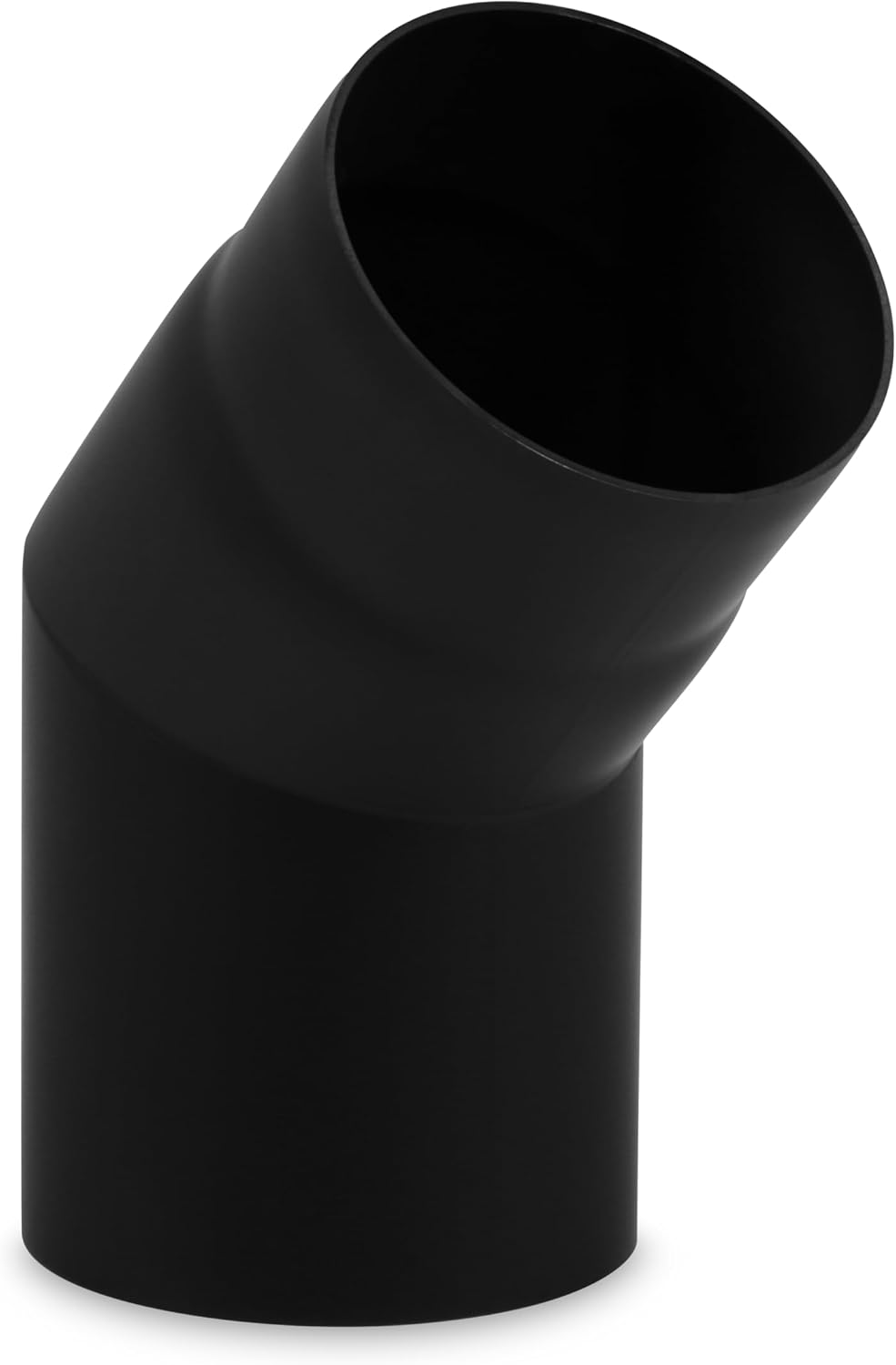 Ofenrohr-Bogen 45° mit Senotherm-Beschichtung, Bogen 45° - Ø 130 mm Schwarz