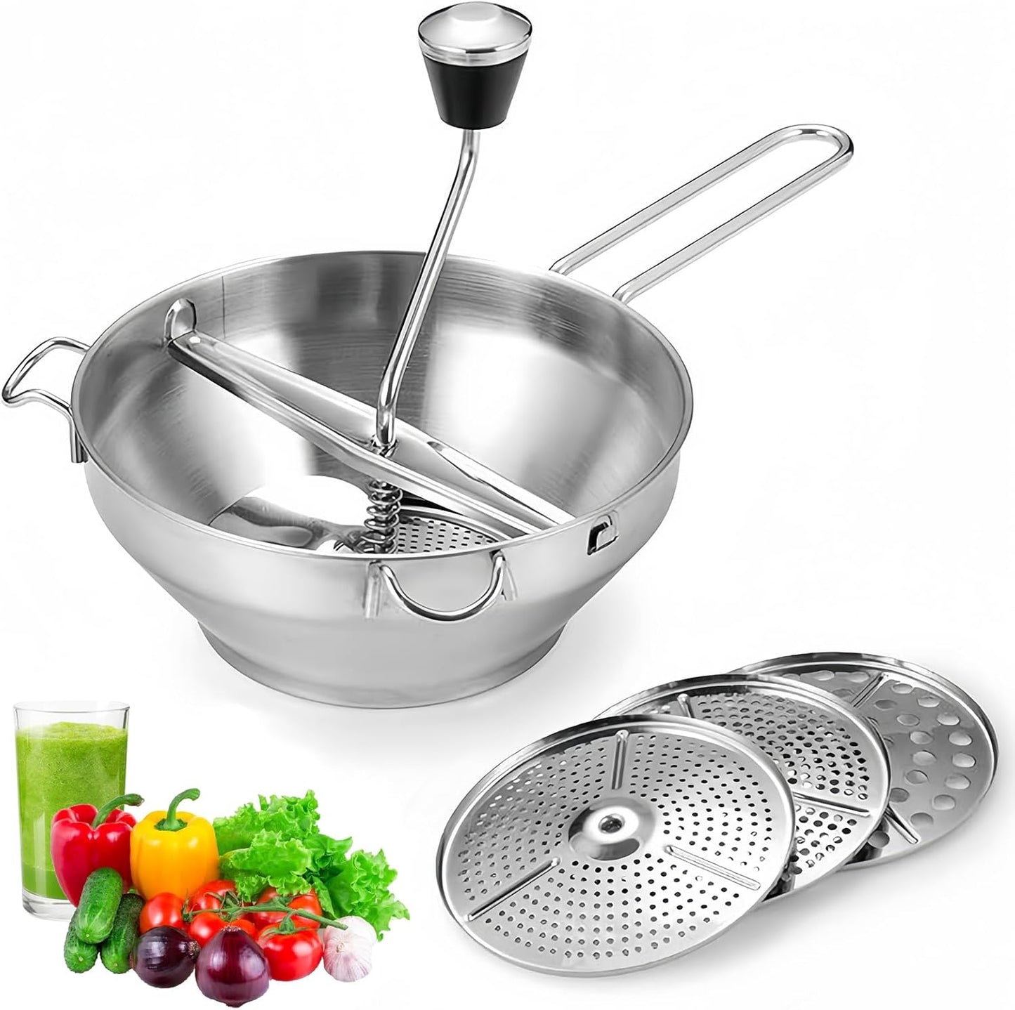 Passiermühle mit 3 Frässcheiben