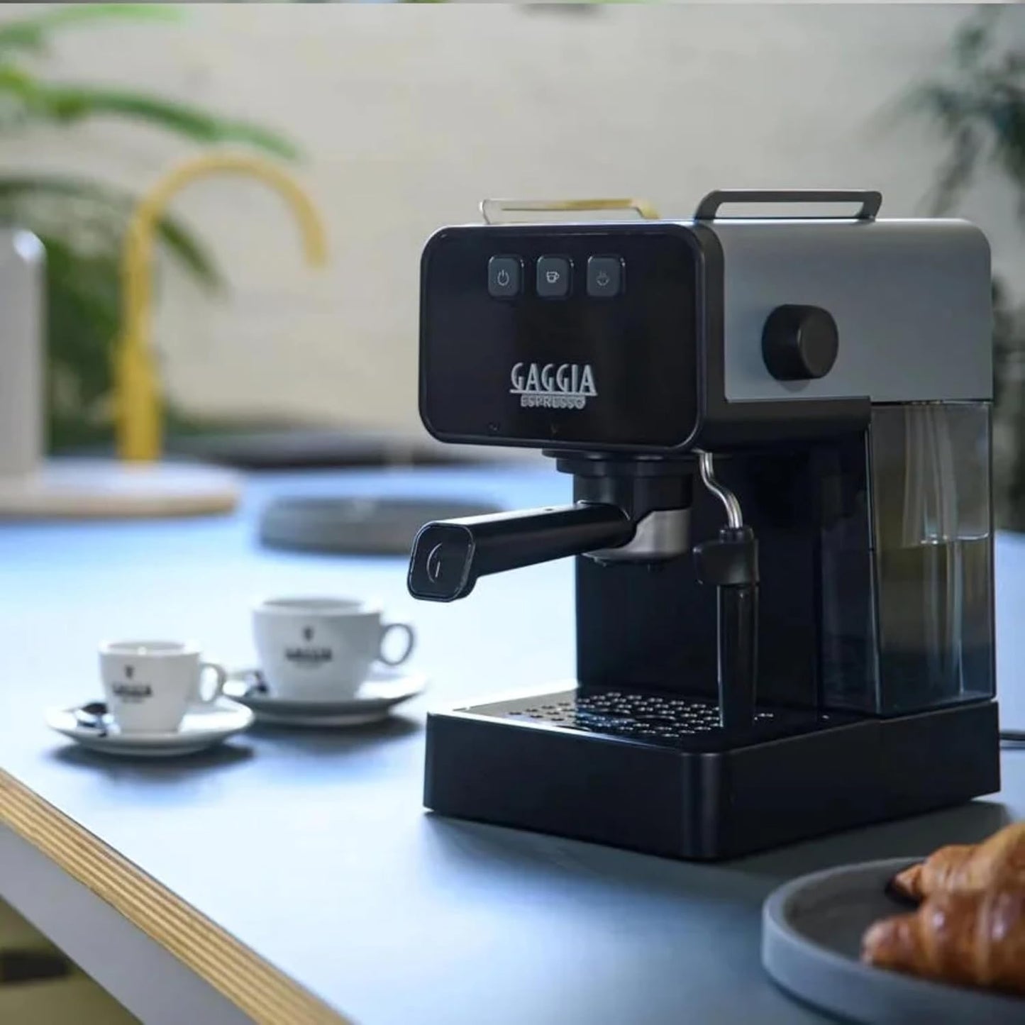 Espressomaschine mit PID Kesseltemperaturregler, Espresso Evolution Schwarz