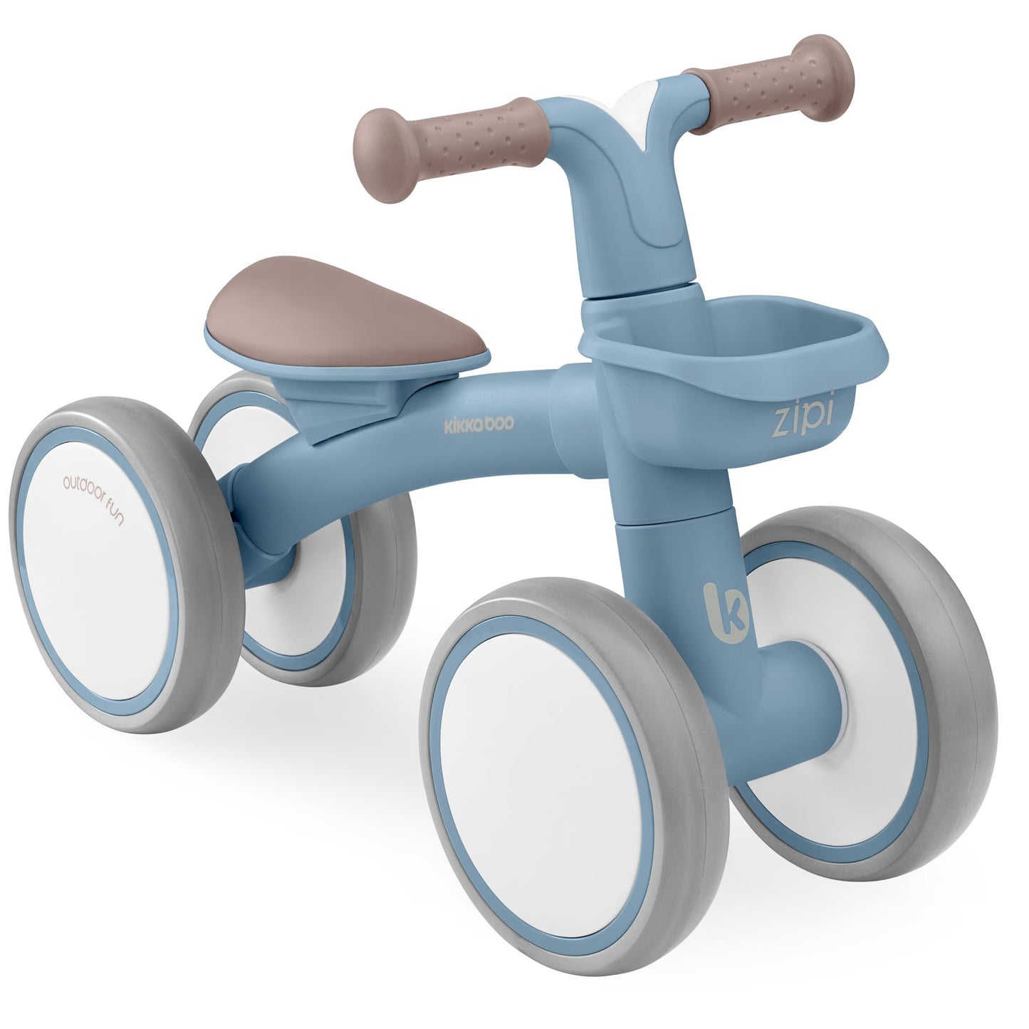 Laufrad Kikka Boo mit Korb, Blau