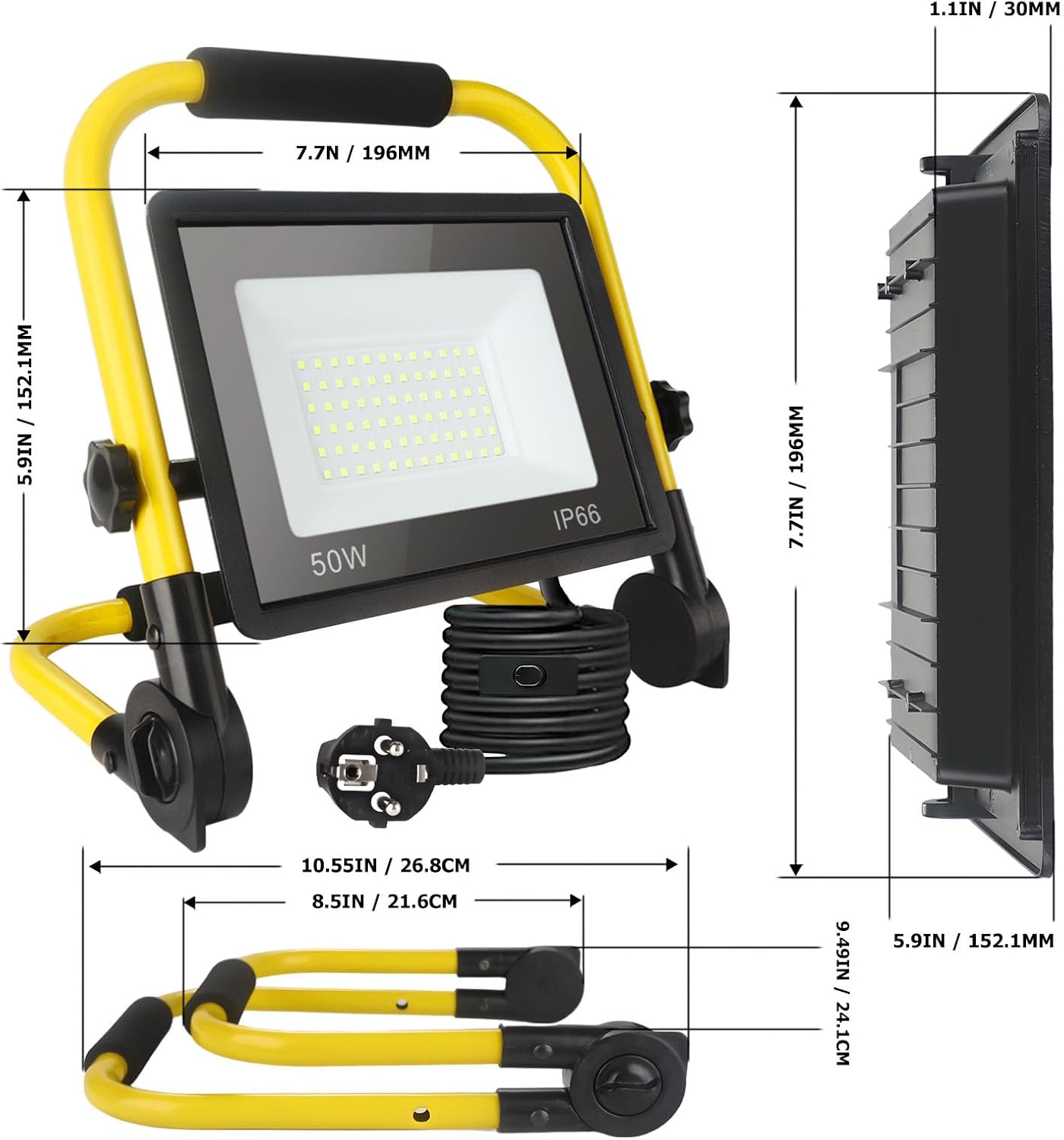 LED-Baustrahler, 50 Watt