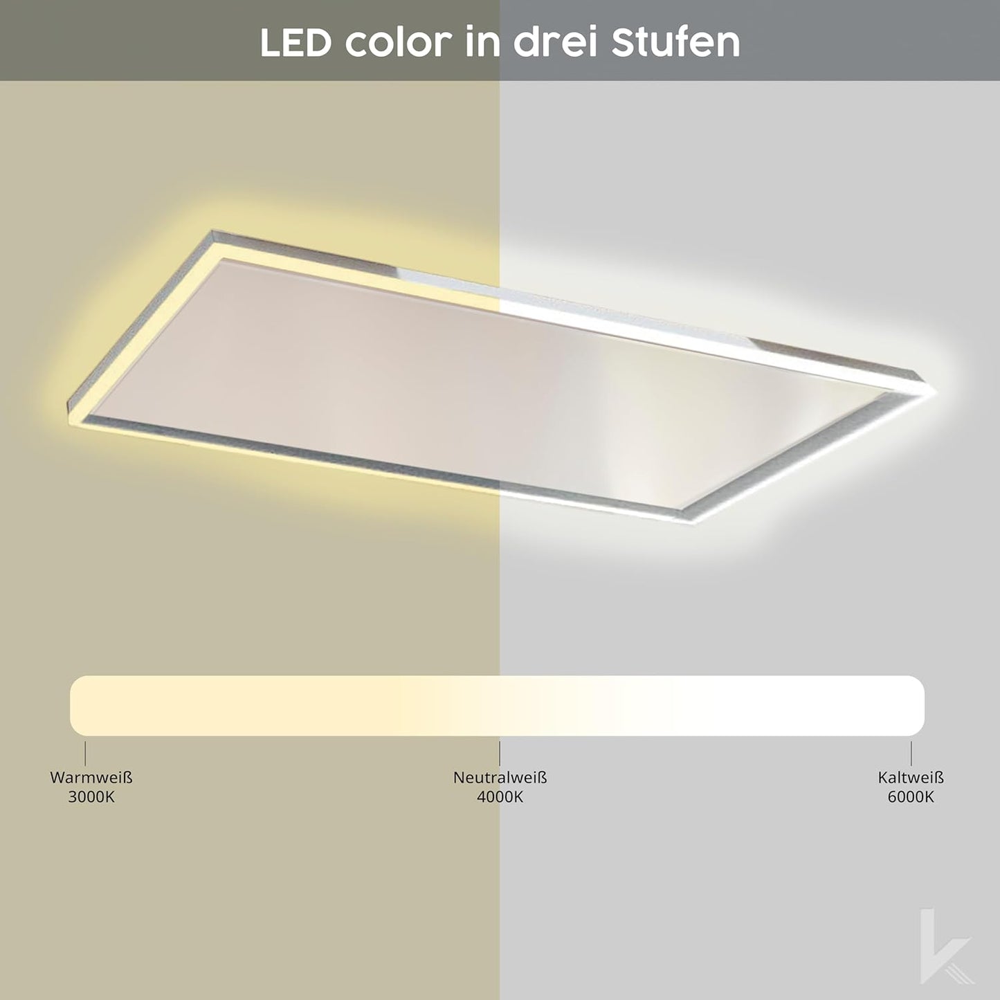 LED-Infrarotheizung mit Fernbedienung, 600 W Led Deckenheizung + Fernbedienung