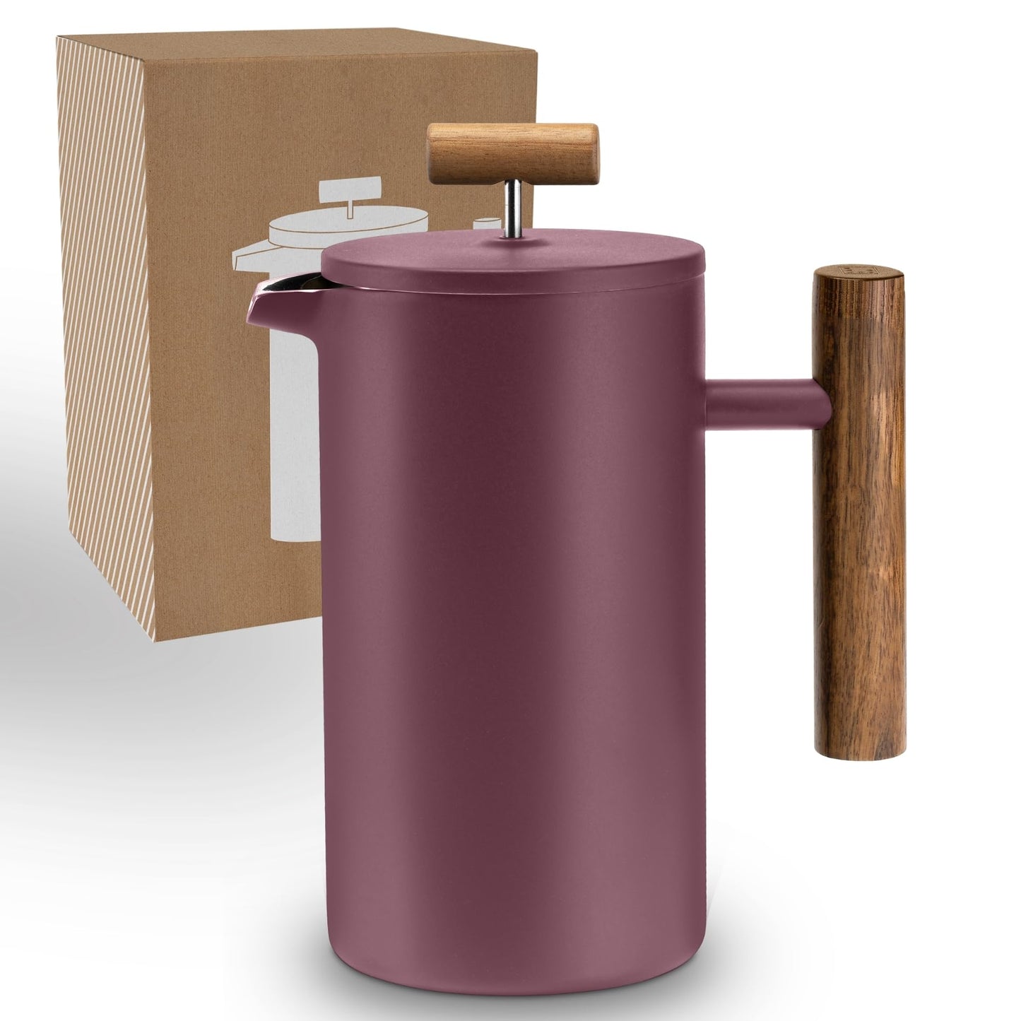Thermo French Press, Brave Red 0,6l (3 Tassen)