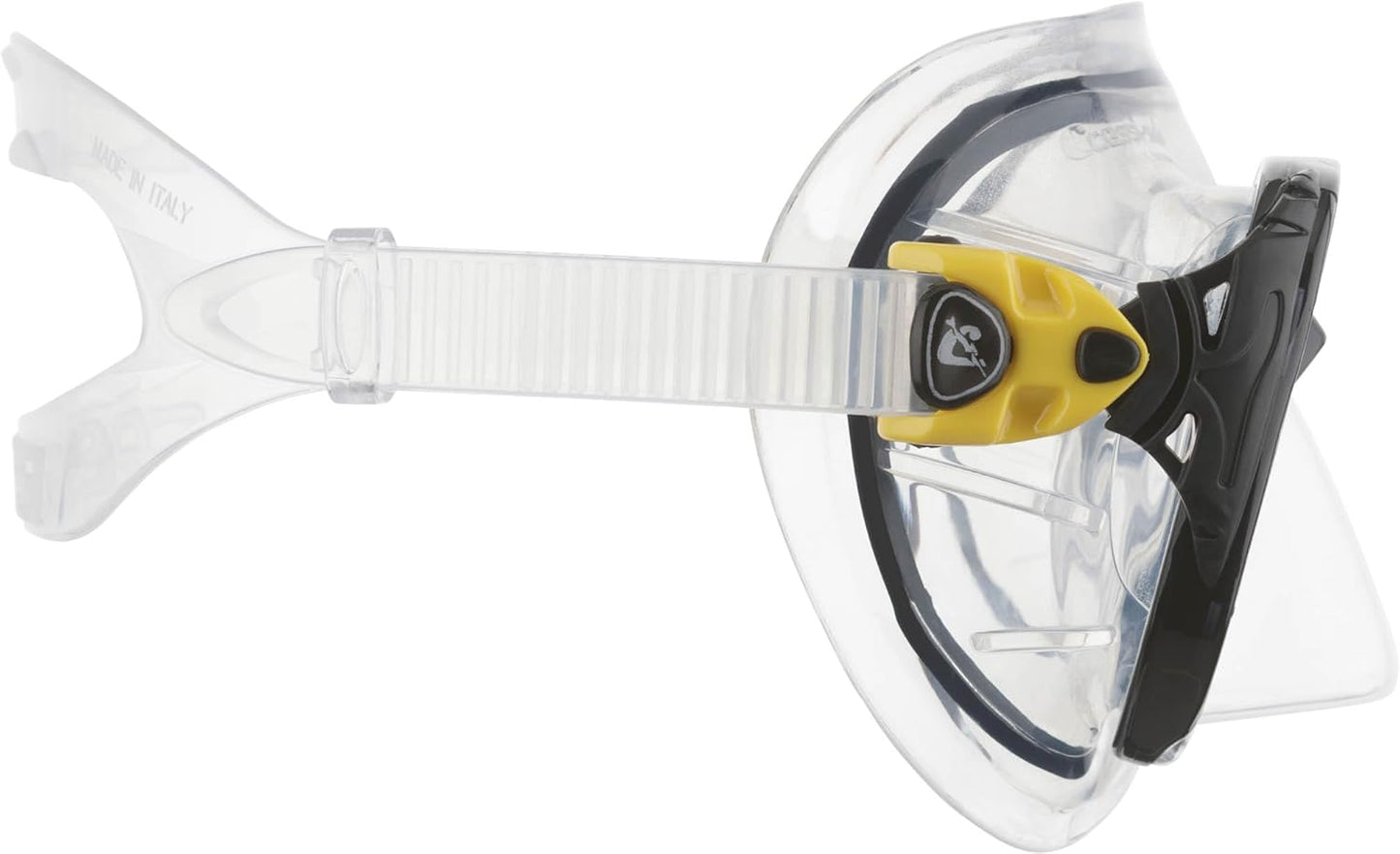 Big Eyes Evolution Tauchermaske, Big Eyes Evolution High Quality Mask, Transparent/Gelb