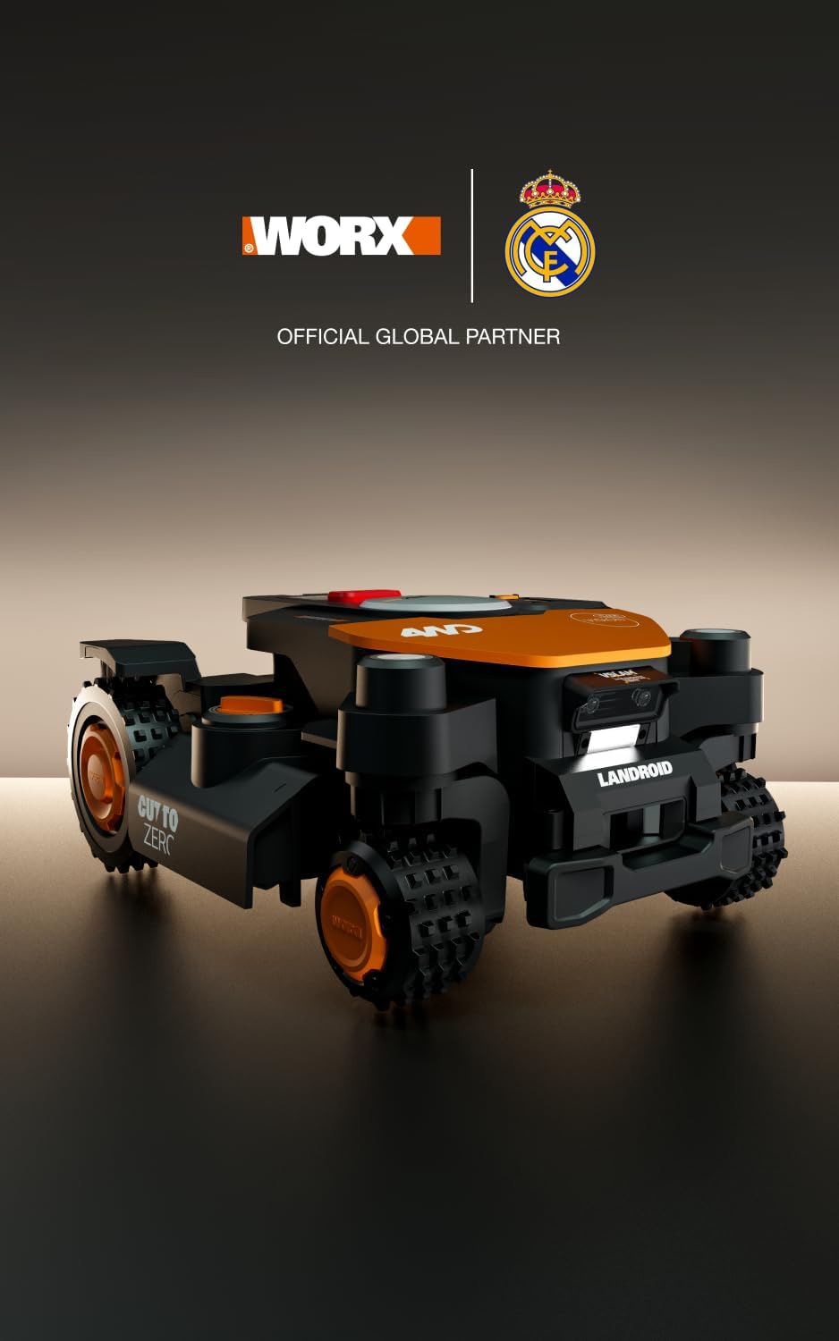 Landroid Vision Cloud Mähroboter, 4000 m² 4WD Mähroboter