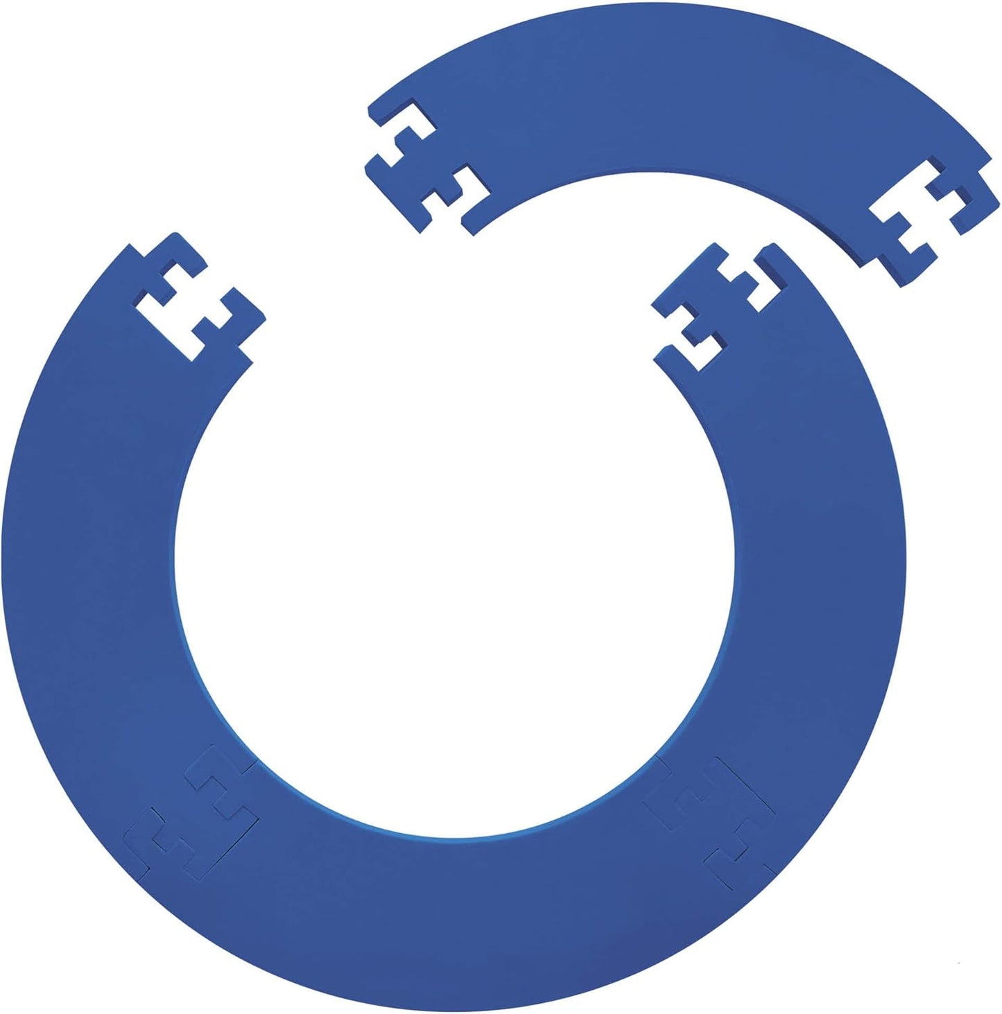 Dartscheiben-Umrandung, Blau