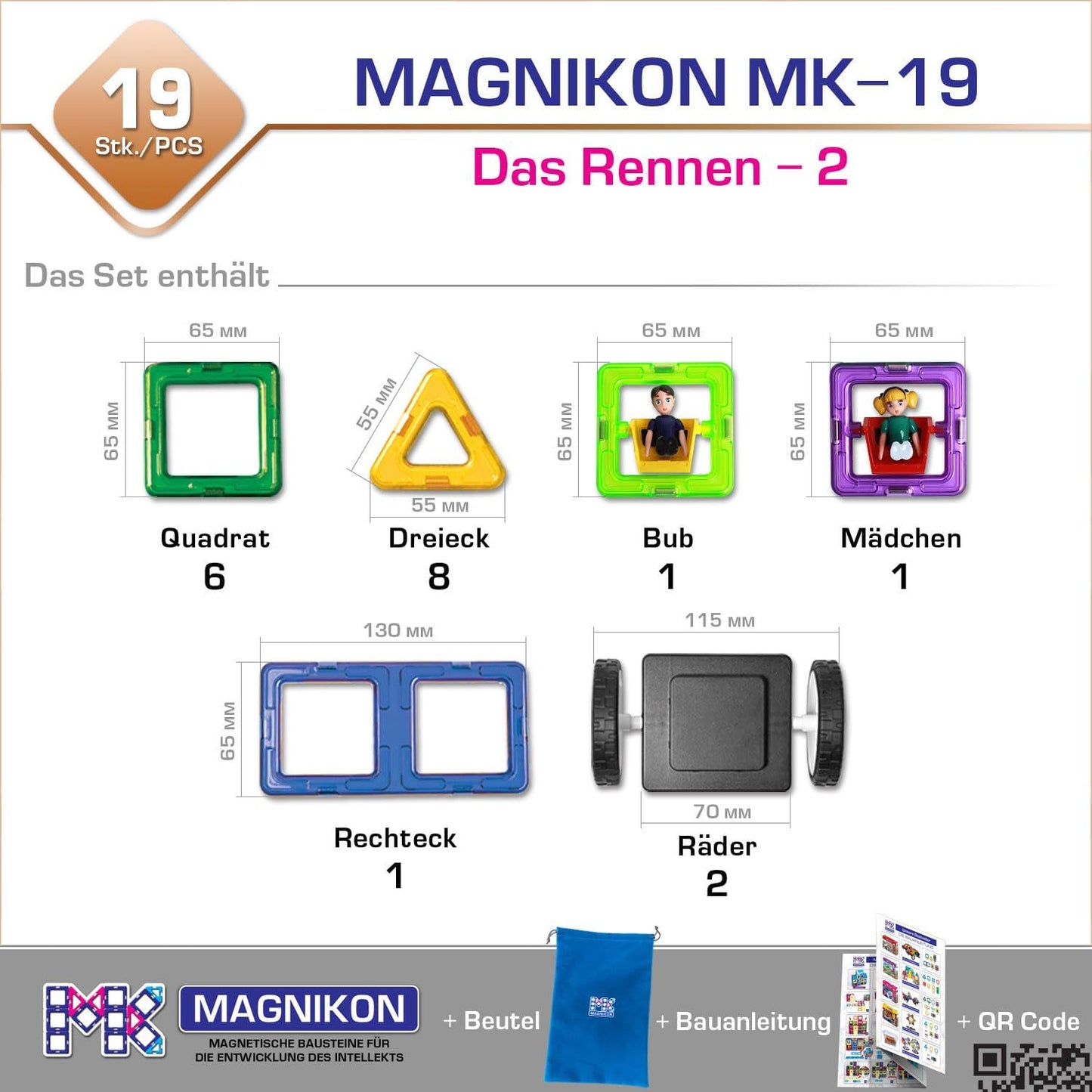 Magnetische Bausteine - Das Rennen, Das Rennen-2