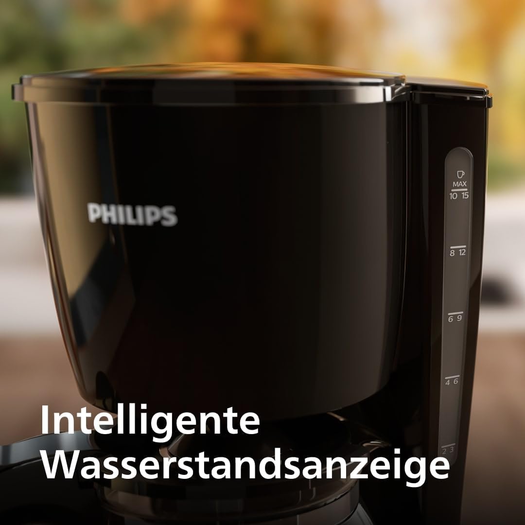 Kaffeemaschine mit Aromawirbel und Abschaltautomatik, Glaskanne