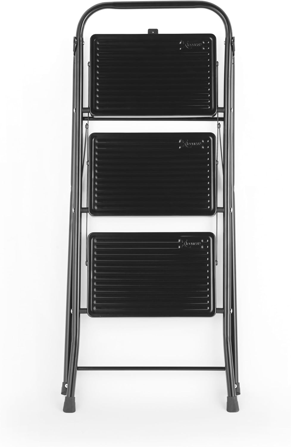 3-stufige Trittleiter, 3 Schritt Schwarz