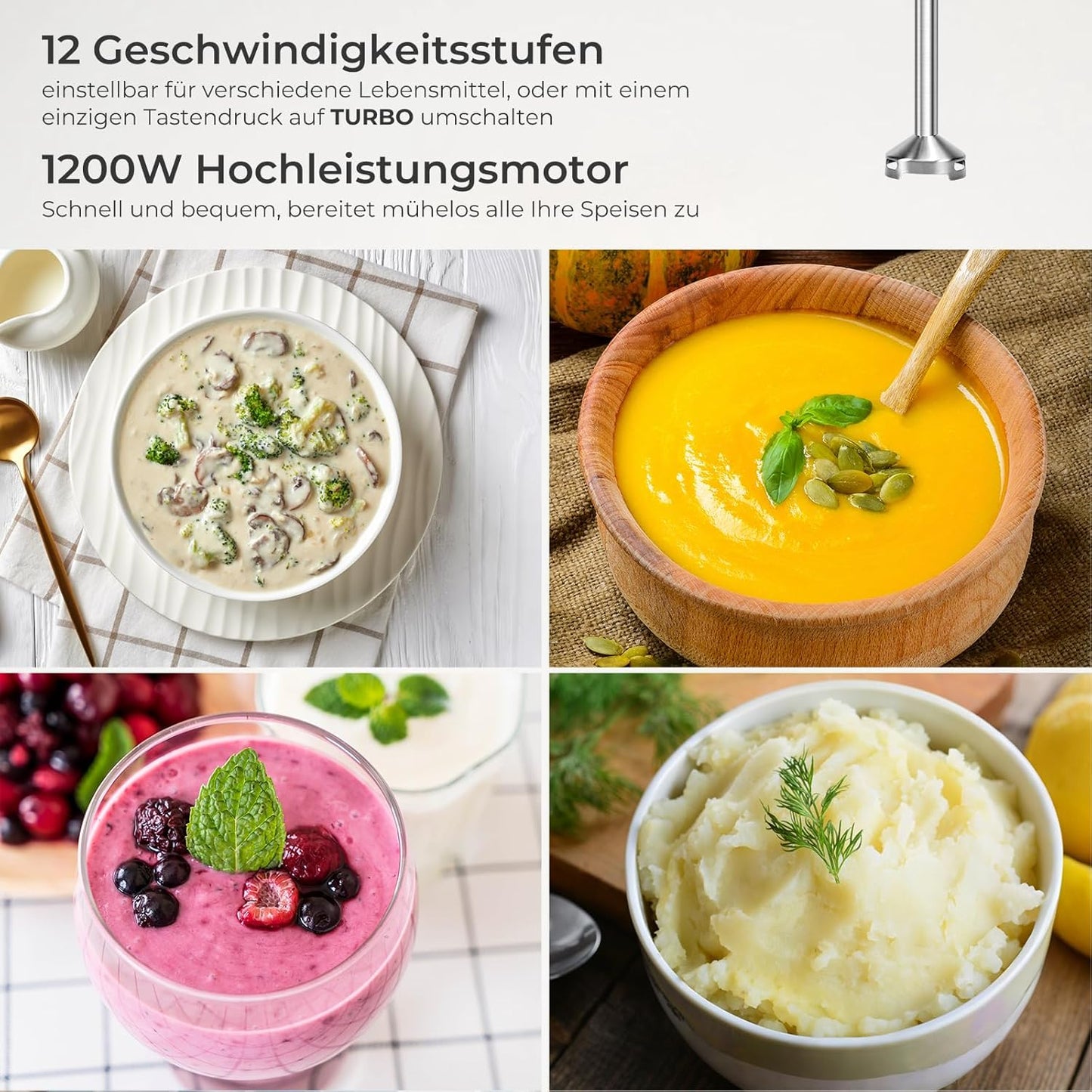 Stabmixer Set, 2-in-1