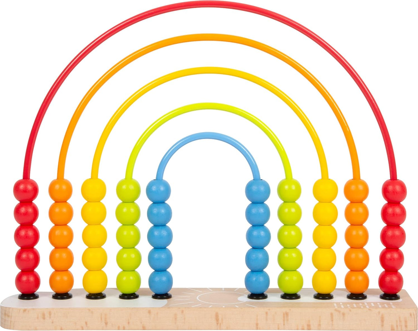 Motorikschleife und Abakus Regenbogen