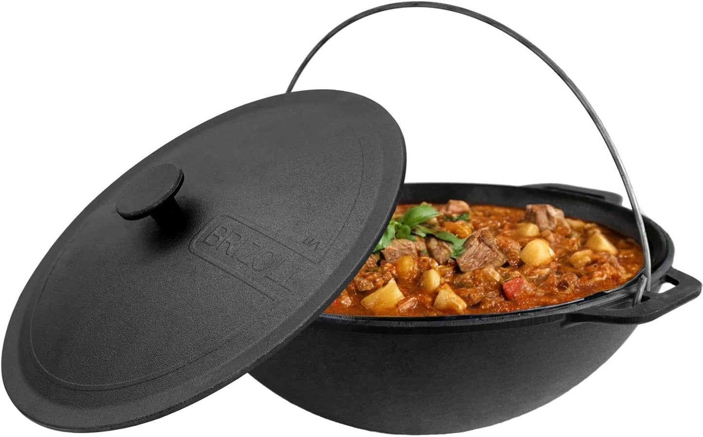 Schwenktopf Kazan mit Deckel & Schaumkelle, 12 L