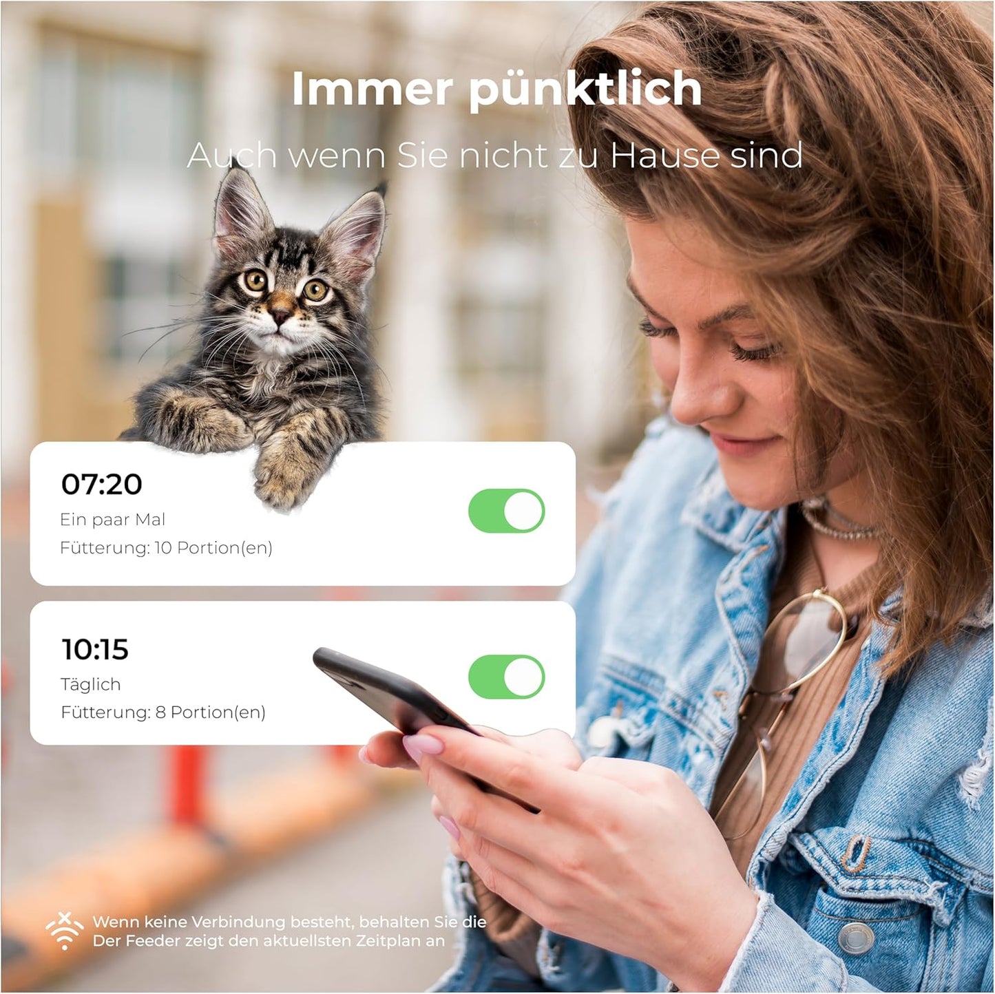 Futterautomat mit App-Steuerung