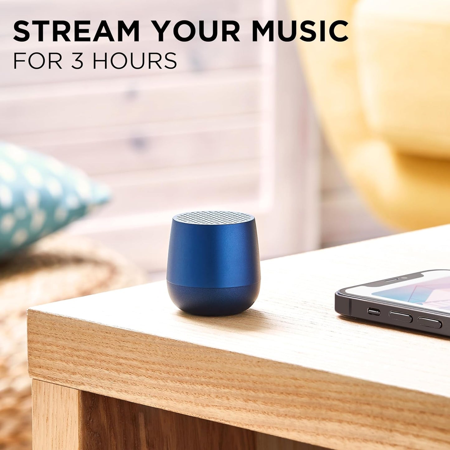 Bluetooth Lautsprecher Mino+, Hellgelb