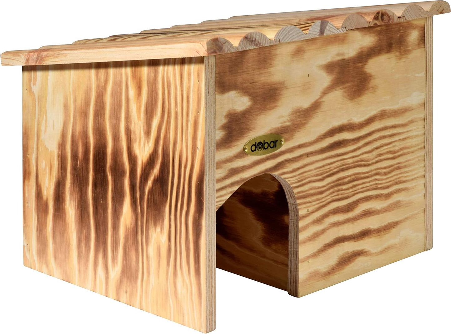 Igelhaus Bausatz mit Schleuse (30,5 x 26,5 x 24 cm), Geflammt
