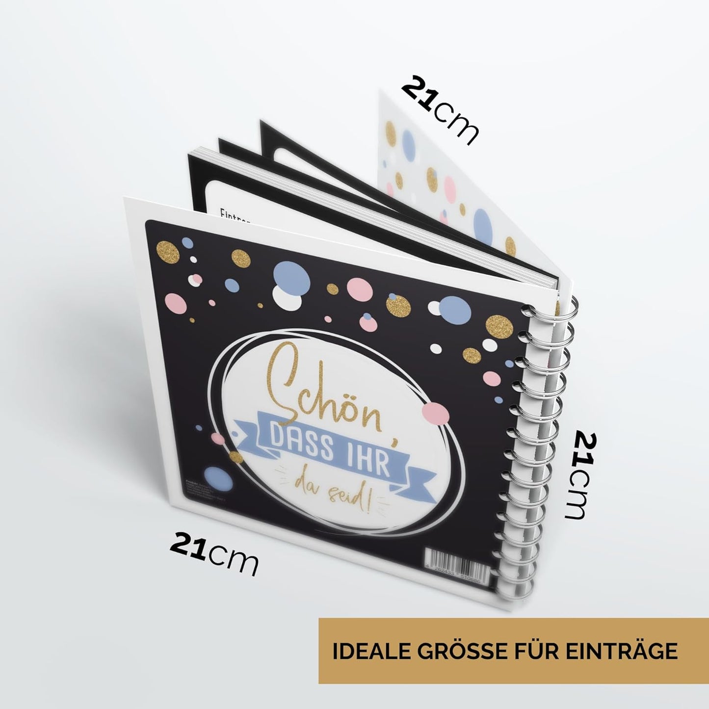 Gästebuch mit Fragen, Party