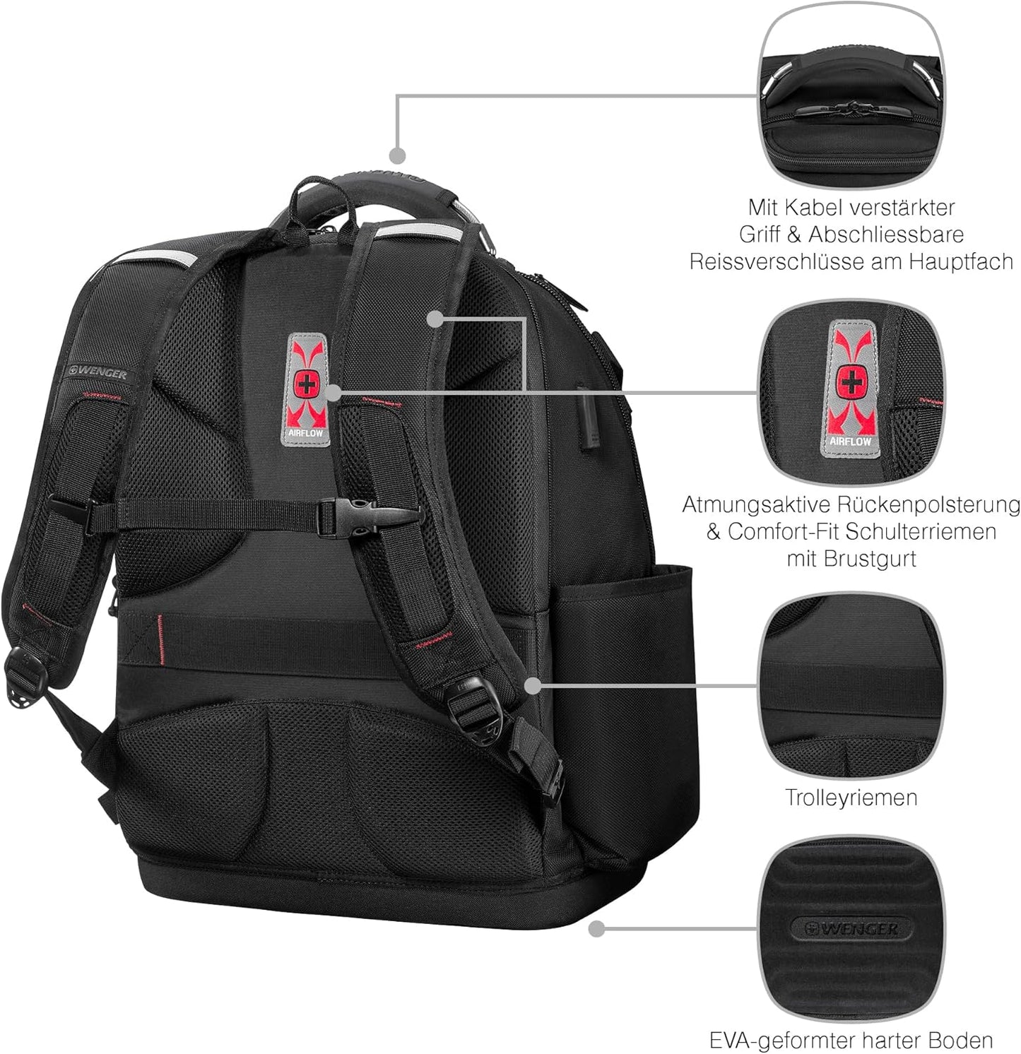 Tool Pro, Pro Schwarz – 17 Laptopfach