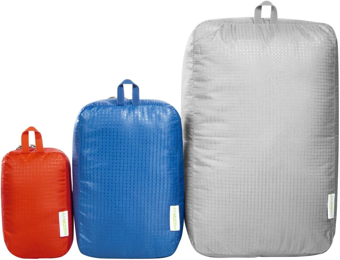 Stuffsack Zip Set III, Grau, Blau, Schwarz