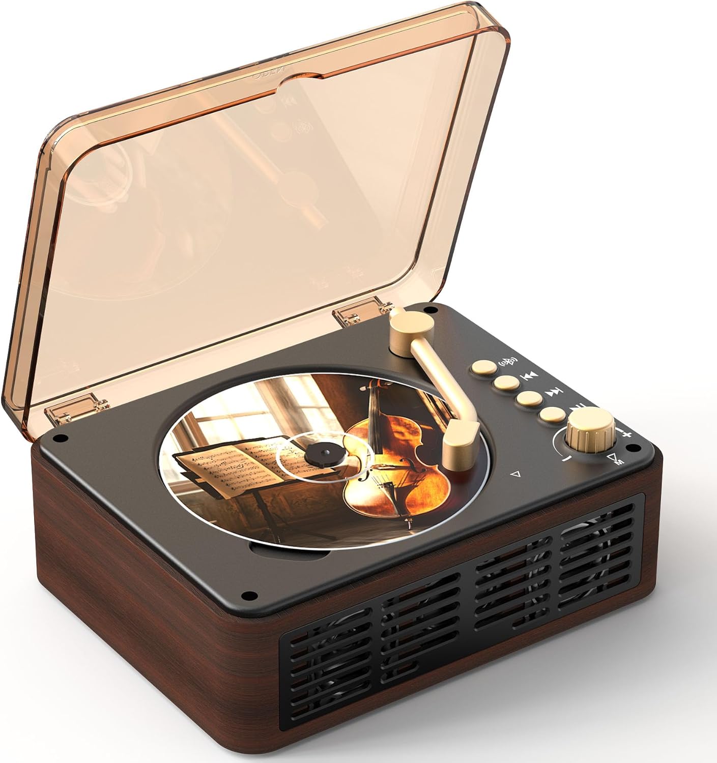 Tragbarer Retro CD-Player mit Lautsprecher & Radio